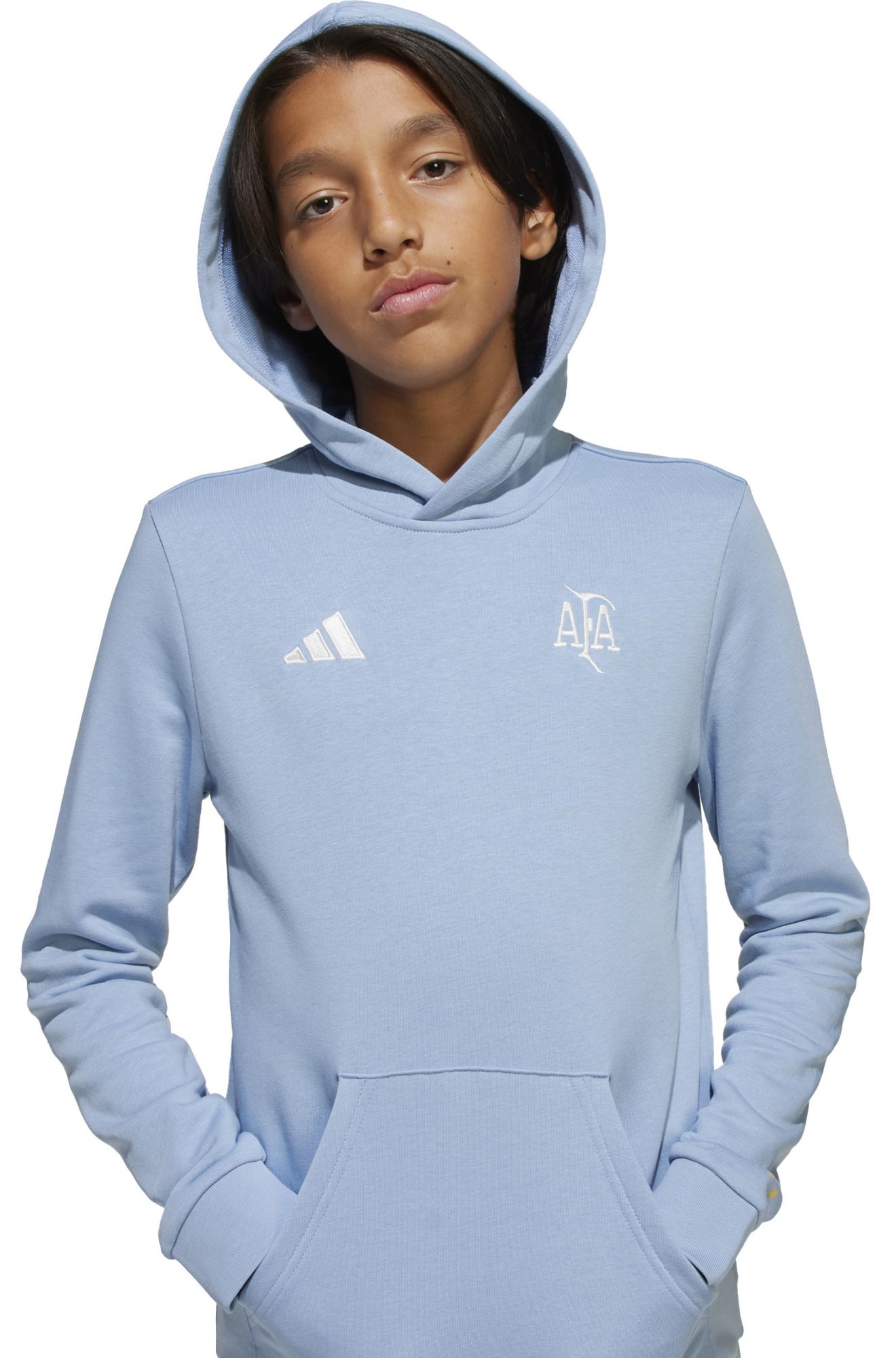 adidas Youth Argentina 50th Anniversary Light Blue Hoodie product image