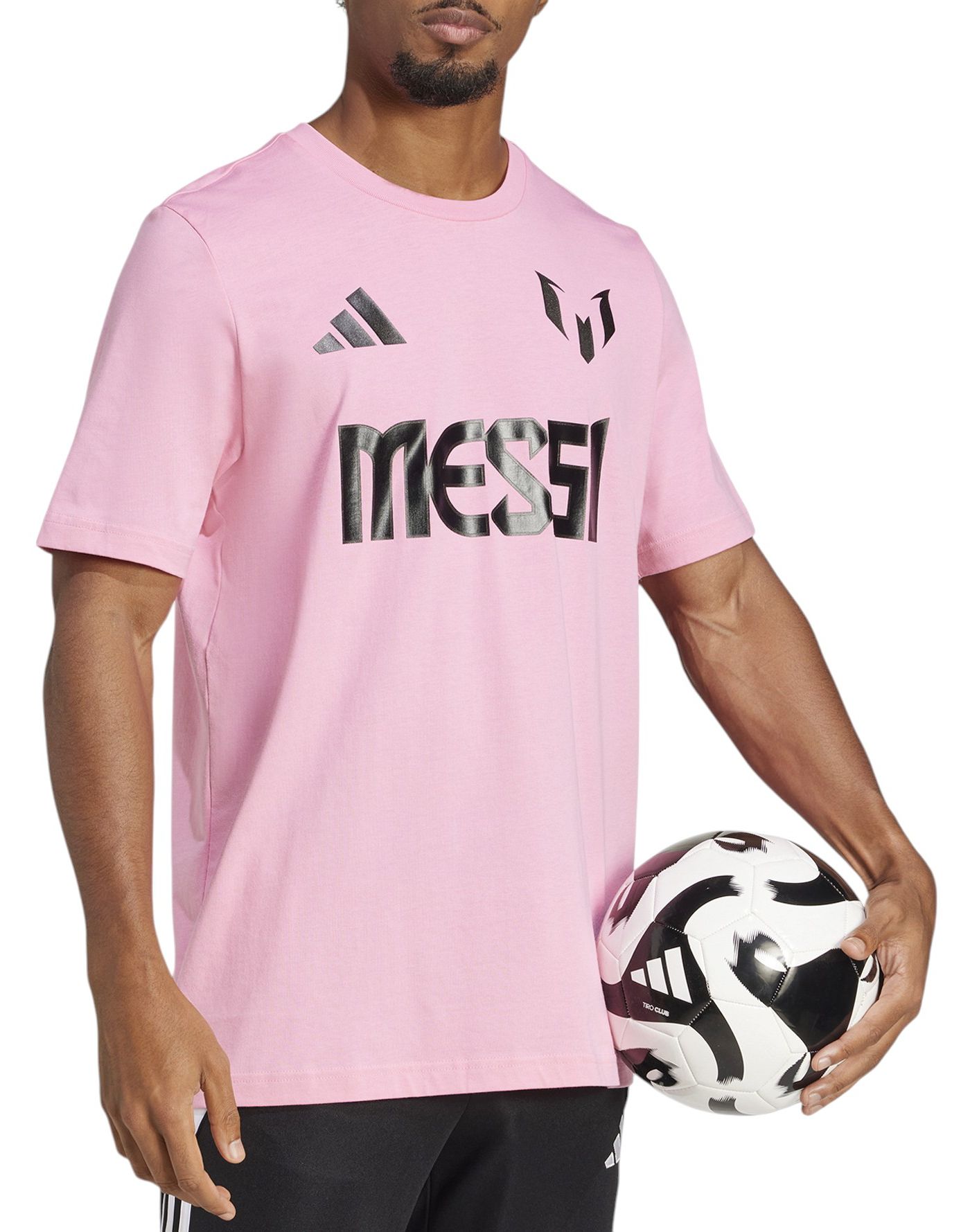 adidas Men's Inter Miami CF 2025 Lionel Messi 10 Pink TShirt Dick's