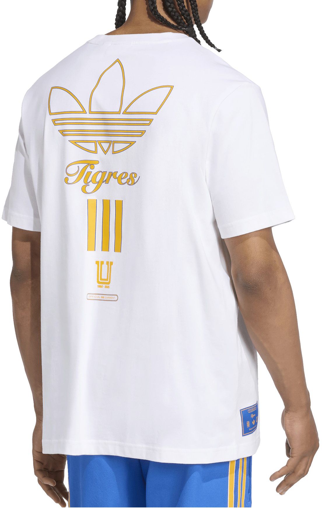 adidas Men's Tigres 2025 White Vintage T-Shirt product image
