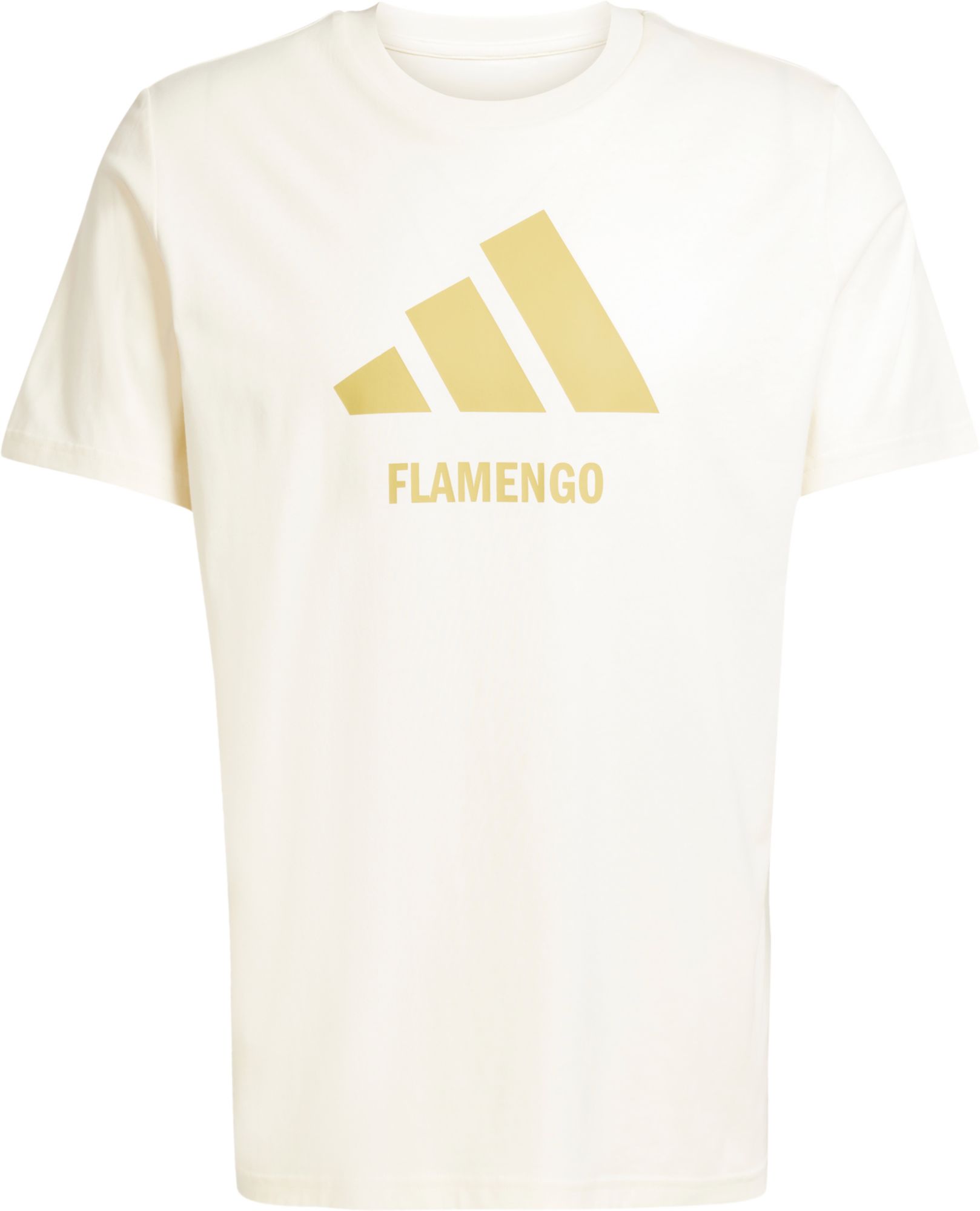 adidas Men's Flamengo 2025 White Logo T-Shirt product image