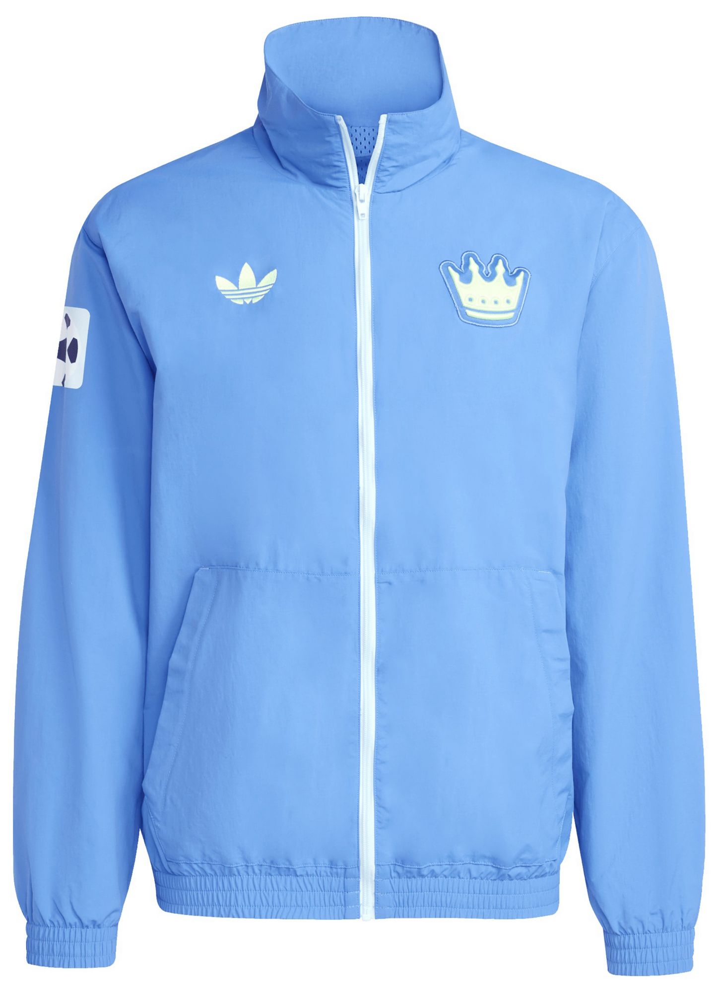 adidas Adult Charlotte FC 2025 Blue Prematch Jacket product image