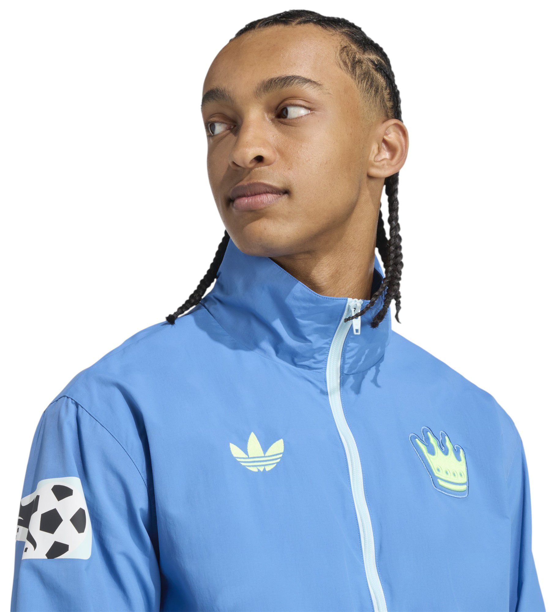 adidas Adult Charlotte FC 2025 Blue Prematch Jacket product image