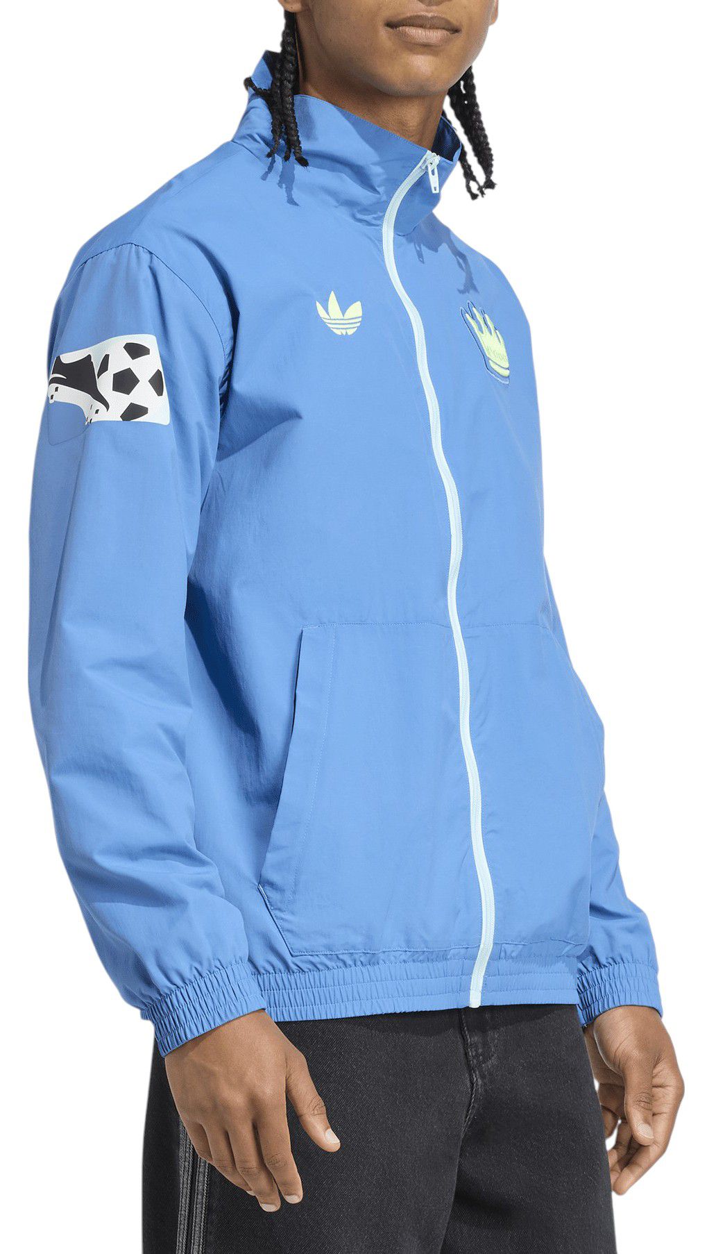 adidas Adult Charlotte FC 2025 Blue Prematch Jacket product image
