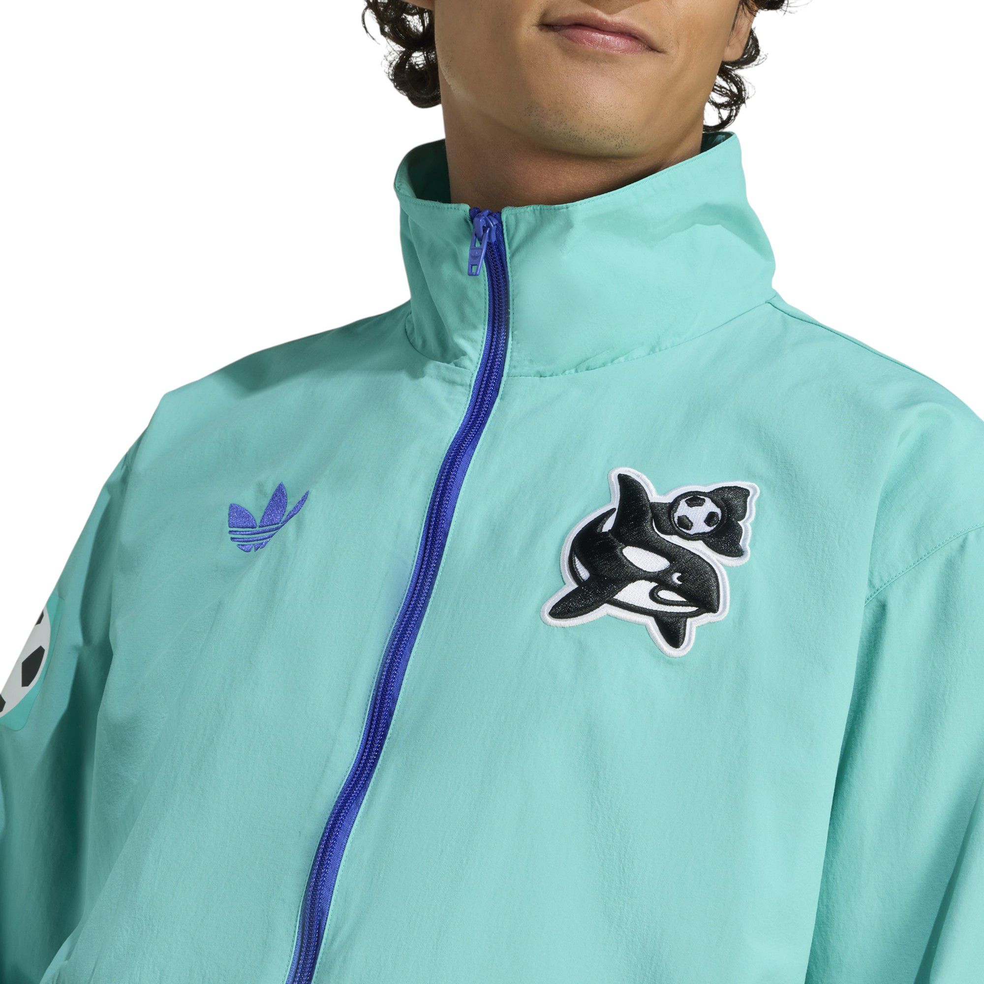 adidas Adult Seattle Sounders 2025 Blue Prematch Jacket product image