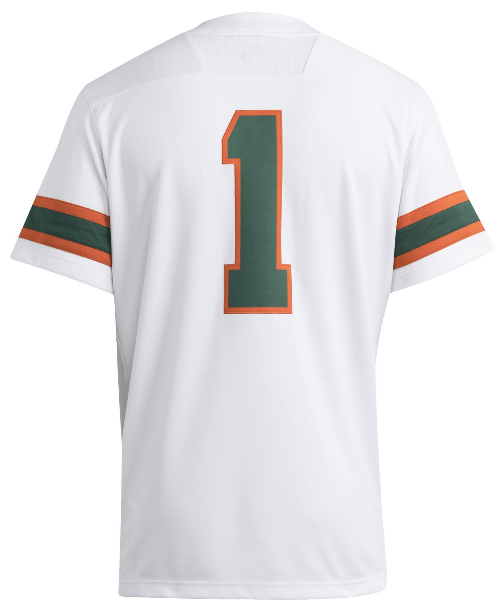 adidas Men's Miami Hurricanes White Premier Replica Road Jersey product image
