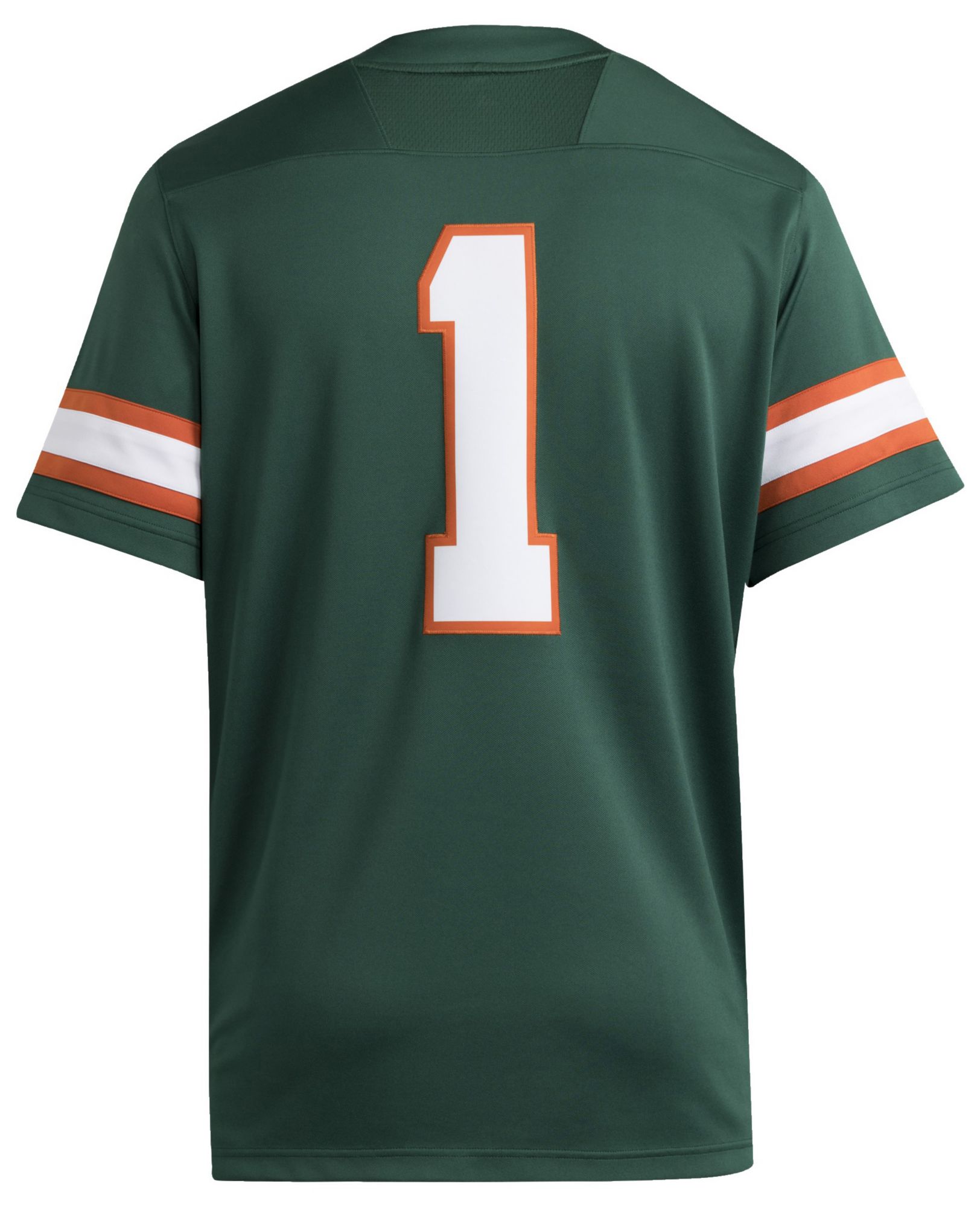 adidas Men's Miami Hurricanes Green Premier Replica Jersey product image