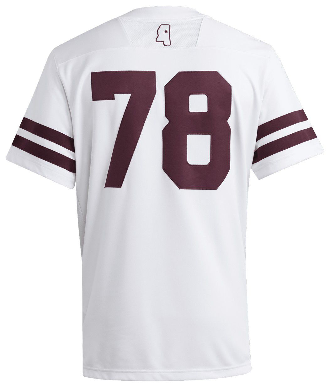 adidas Men's Mississippi State Bulldogs White Premier Road Replica Jersey product image