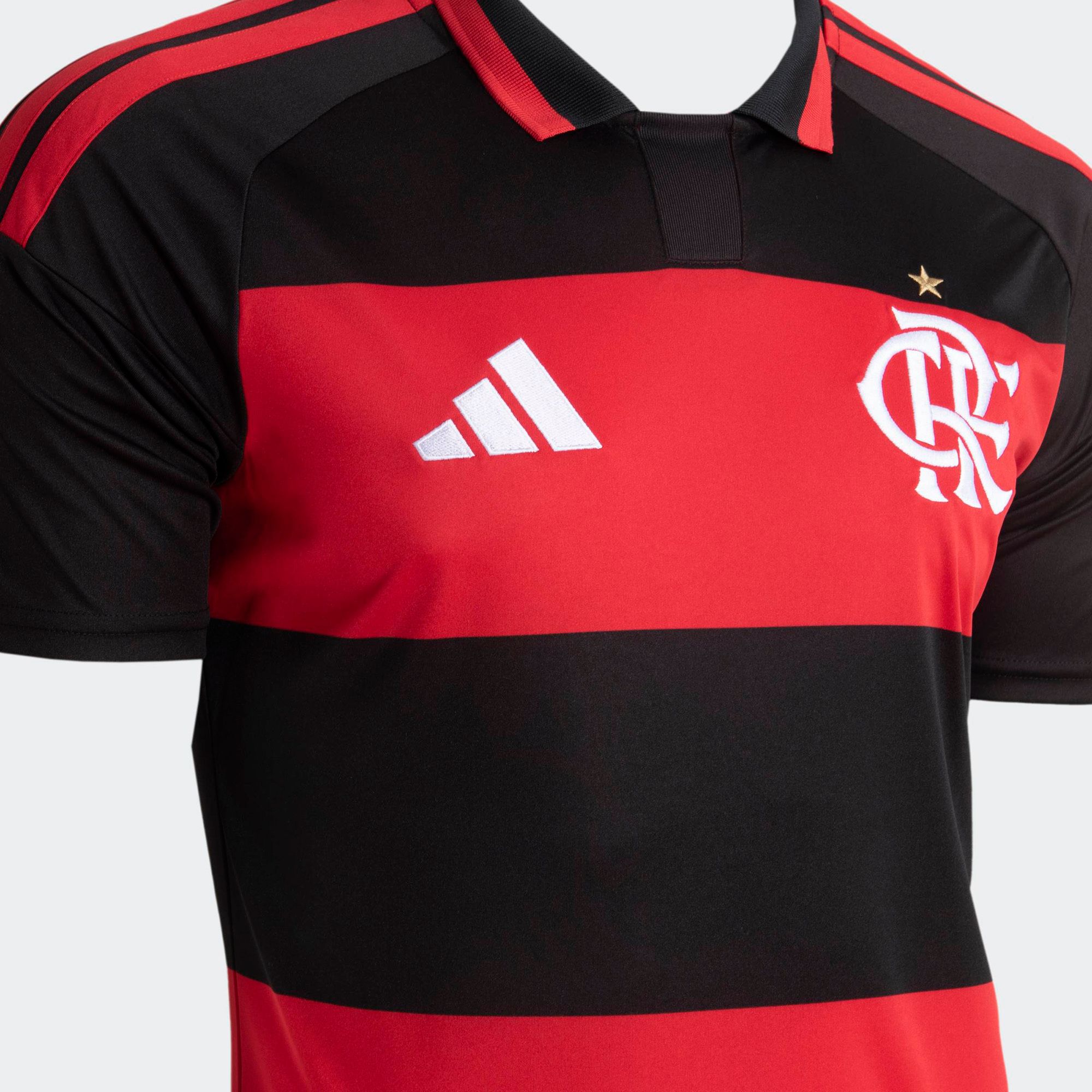 adidas Adult 2025 Flamengo Red Home Replica Jersey product image