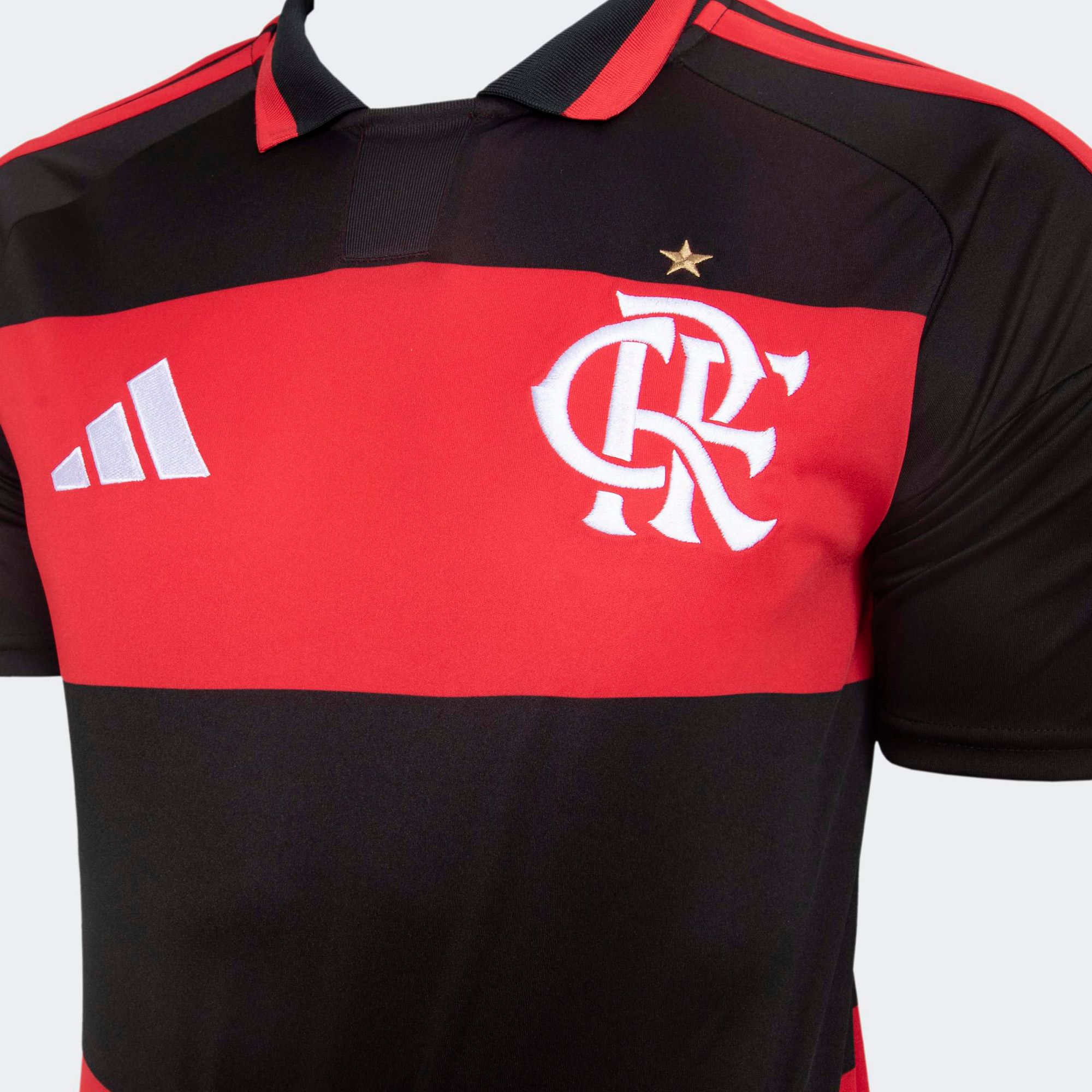 adidas Adult 2025 Flamengo Red Home Replica Jersey product image