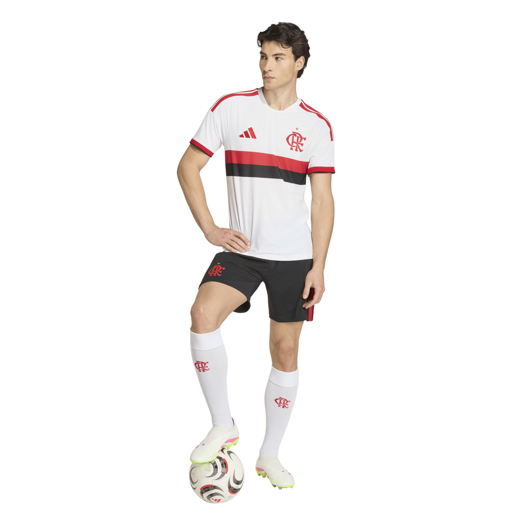 adidas Adult Flamengo 2026 White Away Authentic Jersey product image