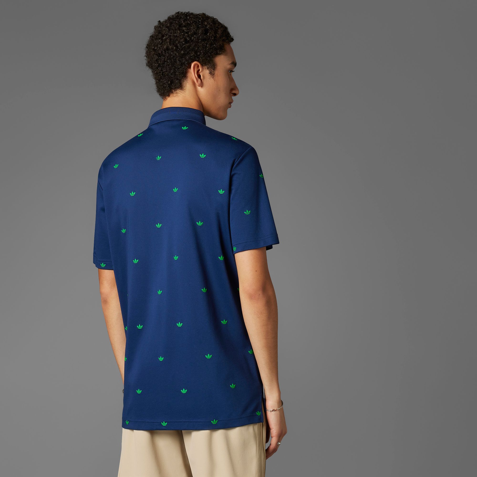 adidas Originals Men's Printed Trefoil Golf Polo product image