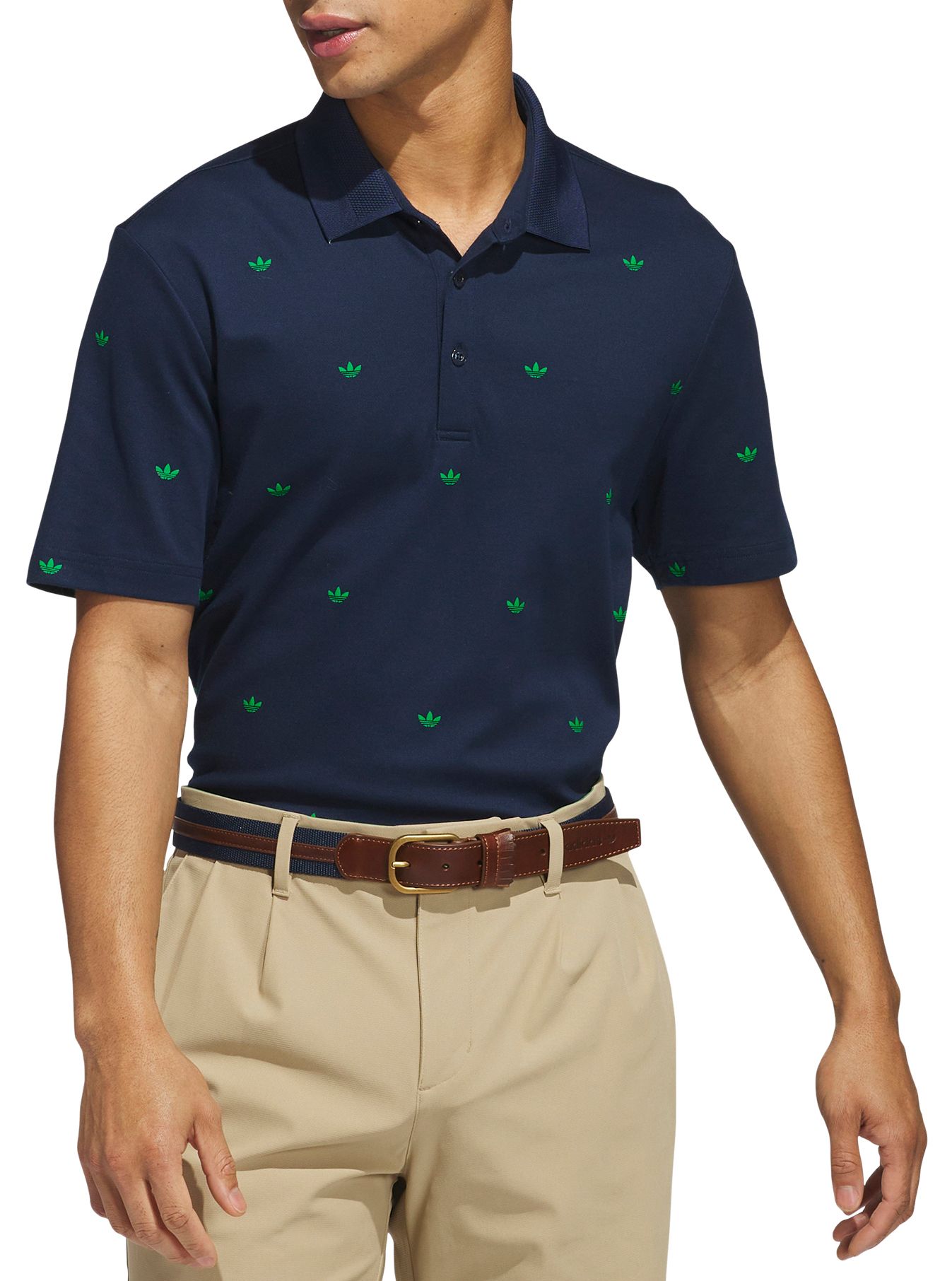 adidas Originals Men's Printed Trefoil Golf Polo product image