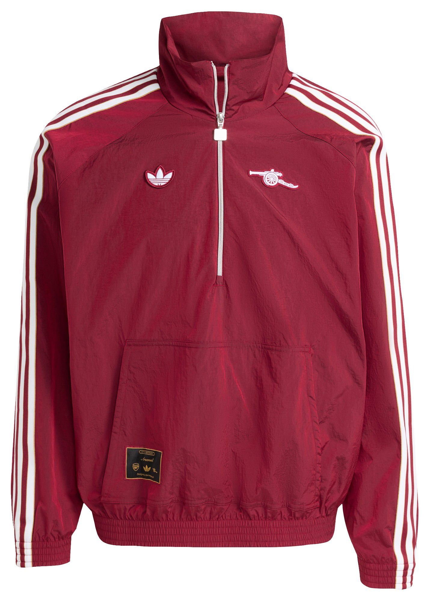 adidas Men's Aresenal 2025 Burgundy Third Full-Zip Vintage Jacket product image