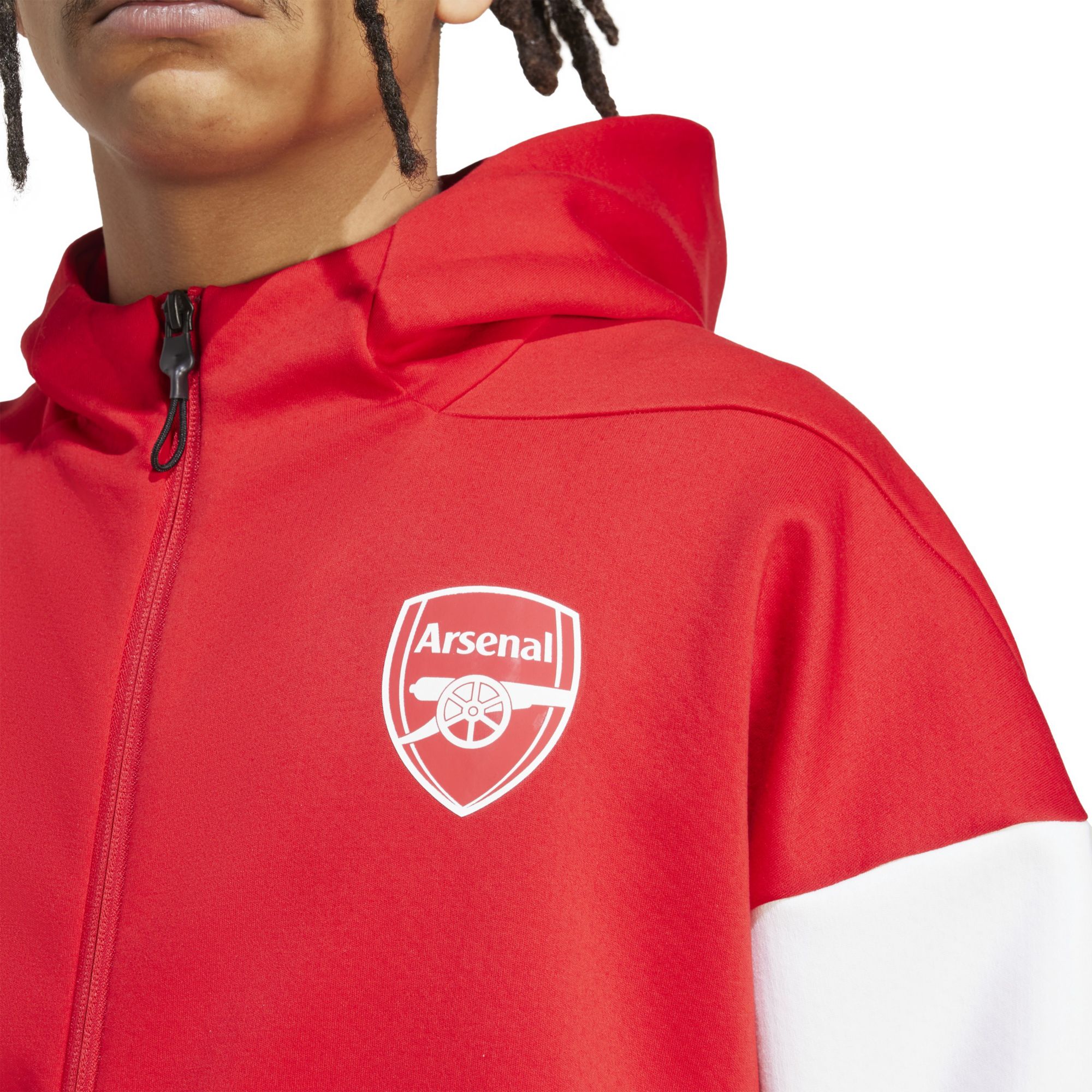 adidas Men's Arsenal 2025-26 Red Prematch Jacket product image
