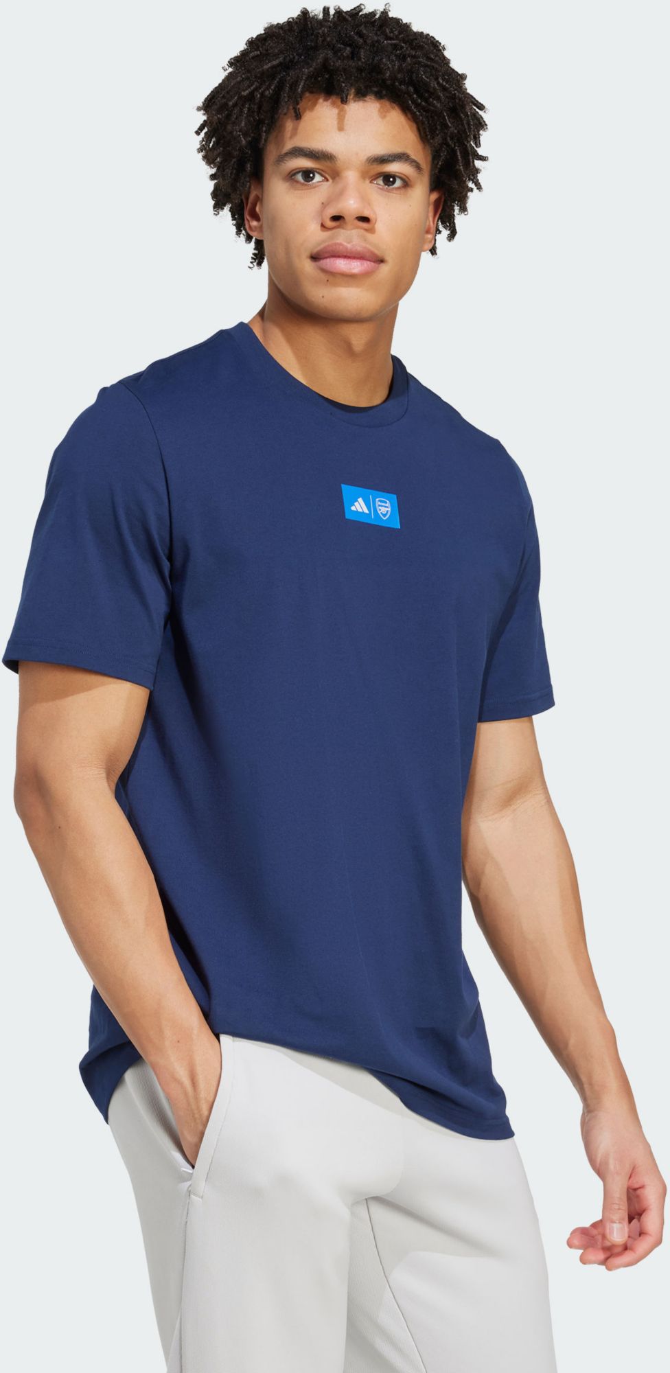 adidas Adult Arsenal Indigo Logo T-Shirt product image