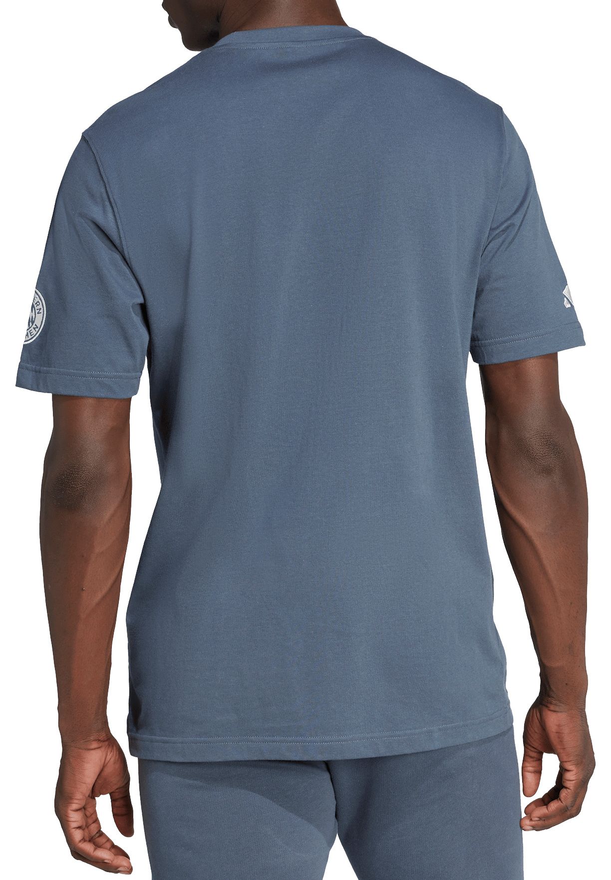 adidas Men's Bayern Munich Grey Wordmark T-Shirt product image