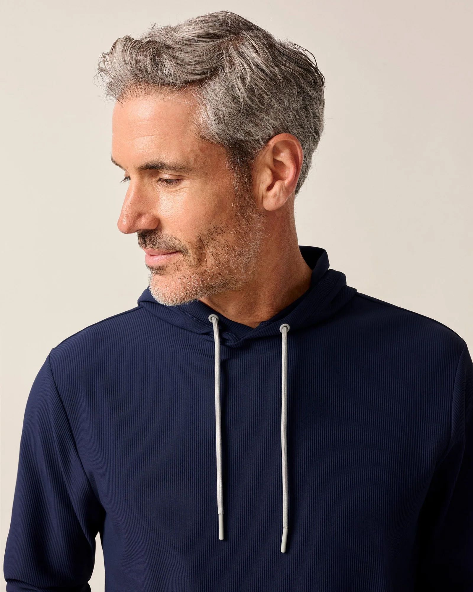 Johnnie-O Men's Hoppin Performance Drawstring Textured Golf Hoodie product image