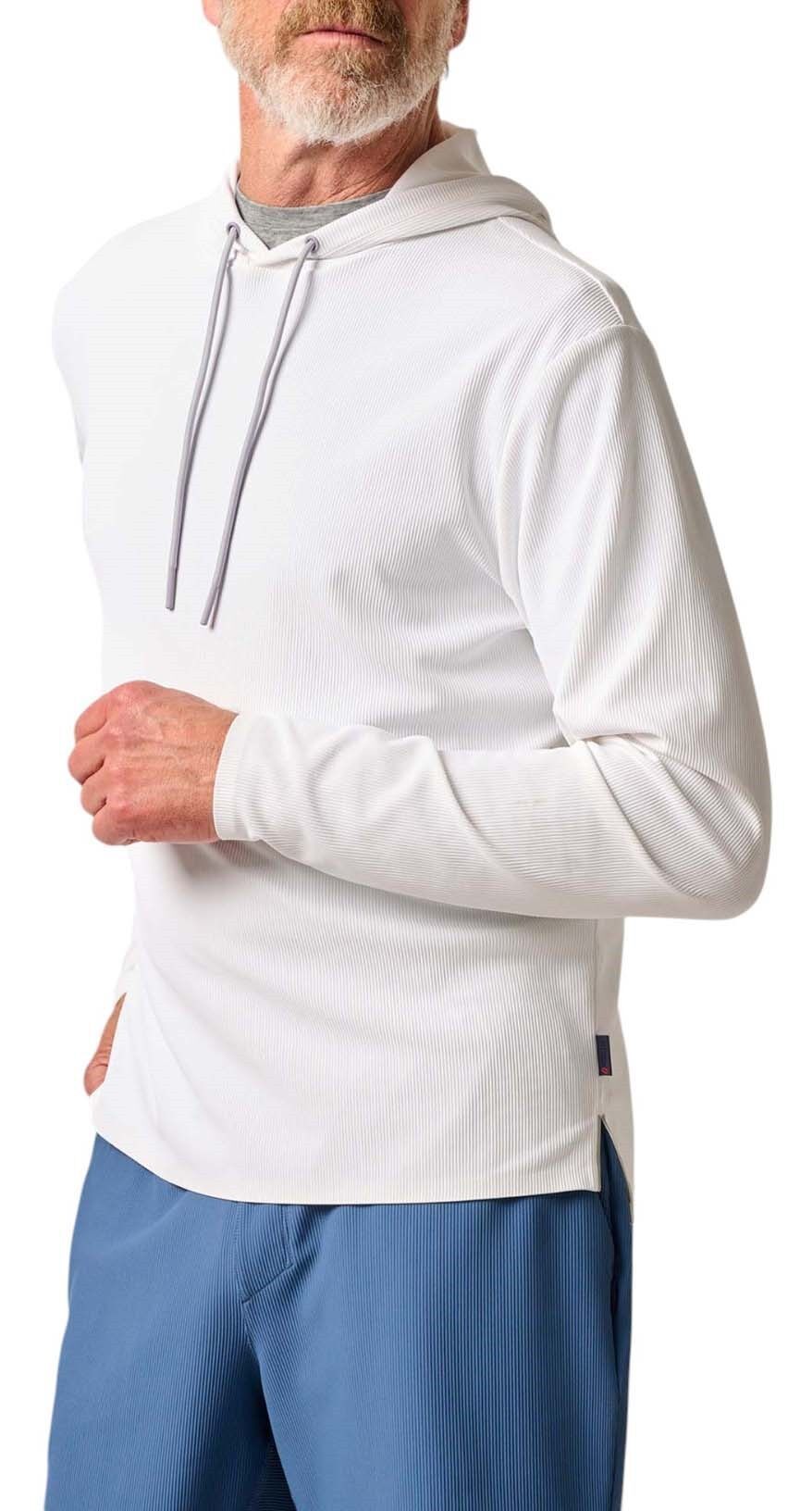 Johnnie-O Men's Hoppin Performance Drawstring Textured Golf Hoodie product image