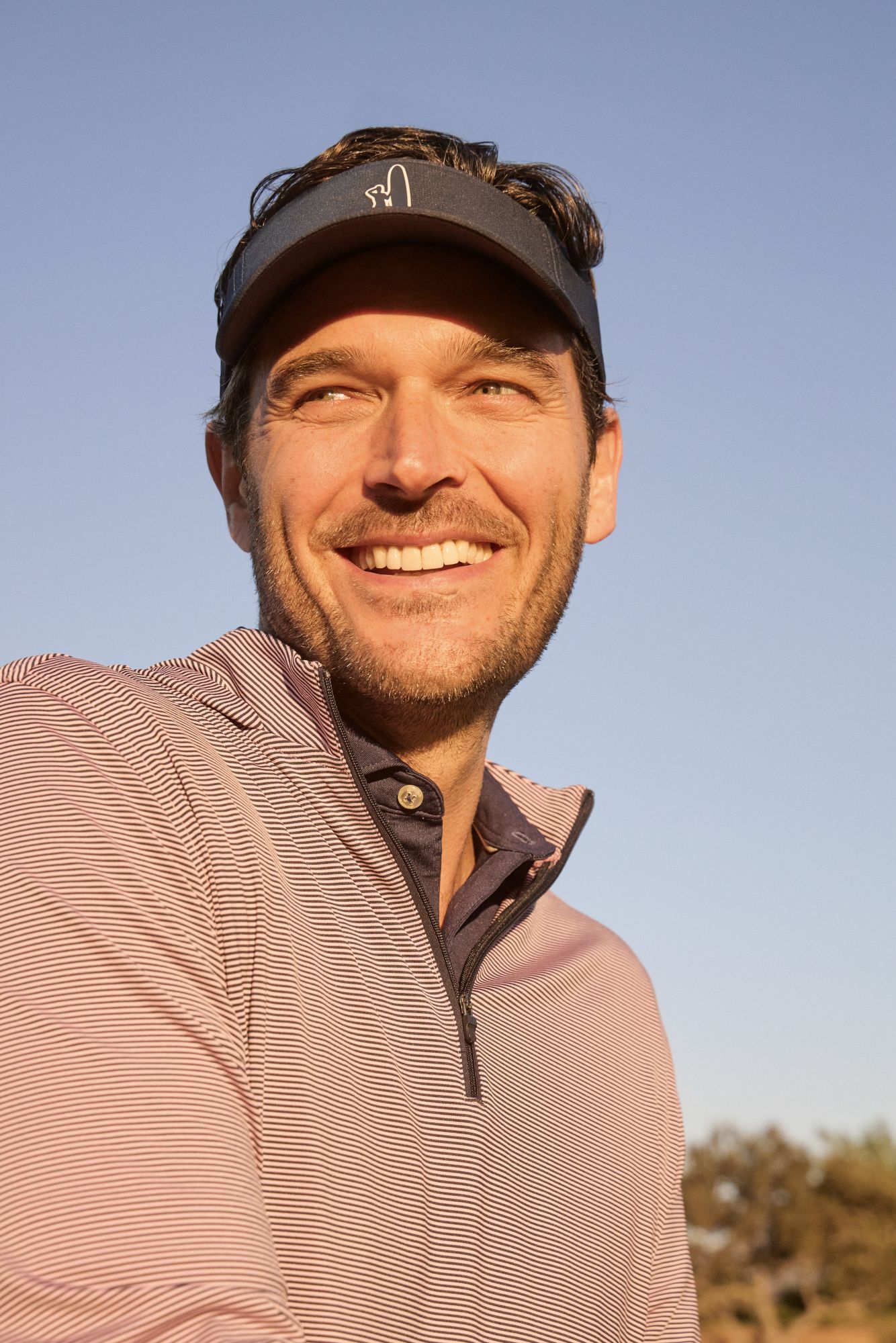 Johnnie-O Men's Hybrid Performance 1/4 Zip Golf Hoodie product image