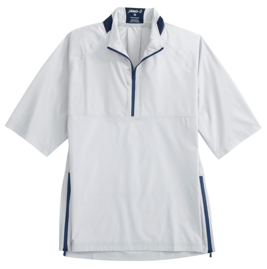 Johnnie-O Men's Stealth Stowable Short Sleeve Rain Golf Jacket product image