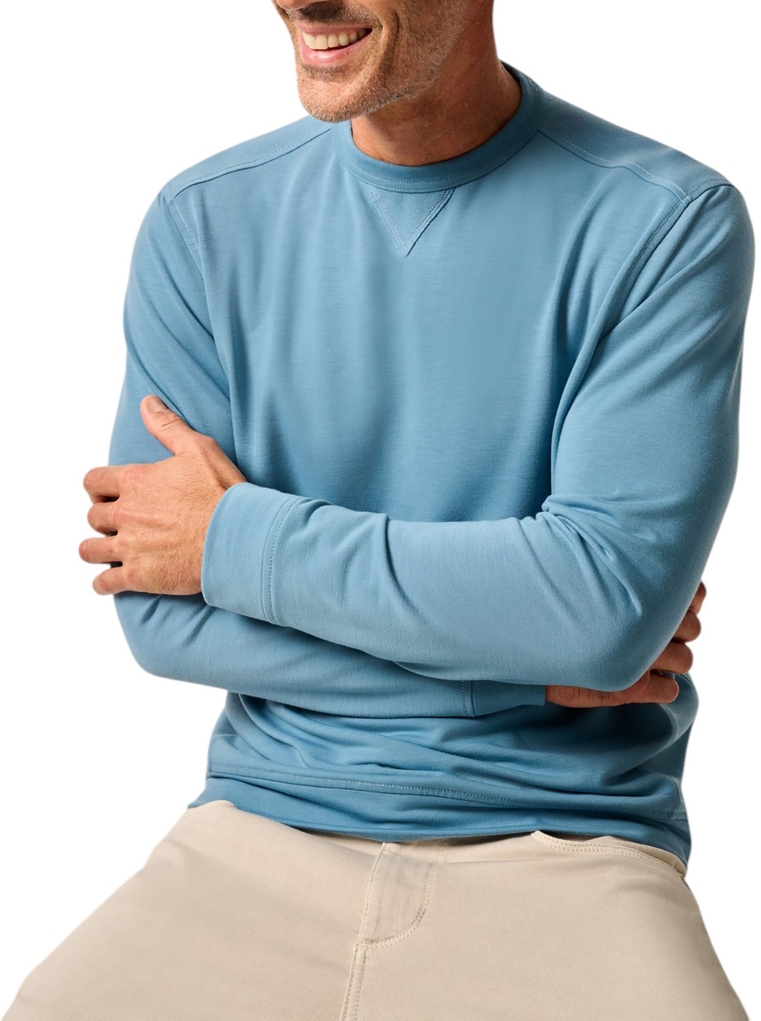 Johnnie-O Men's Reilly Dri-Release Golf Crewneck Sweatshirt product image