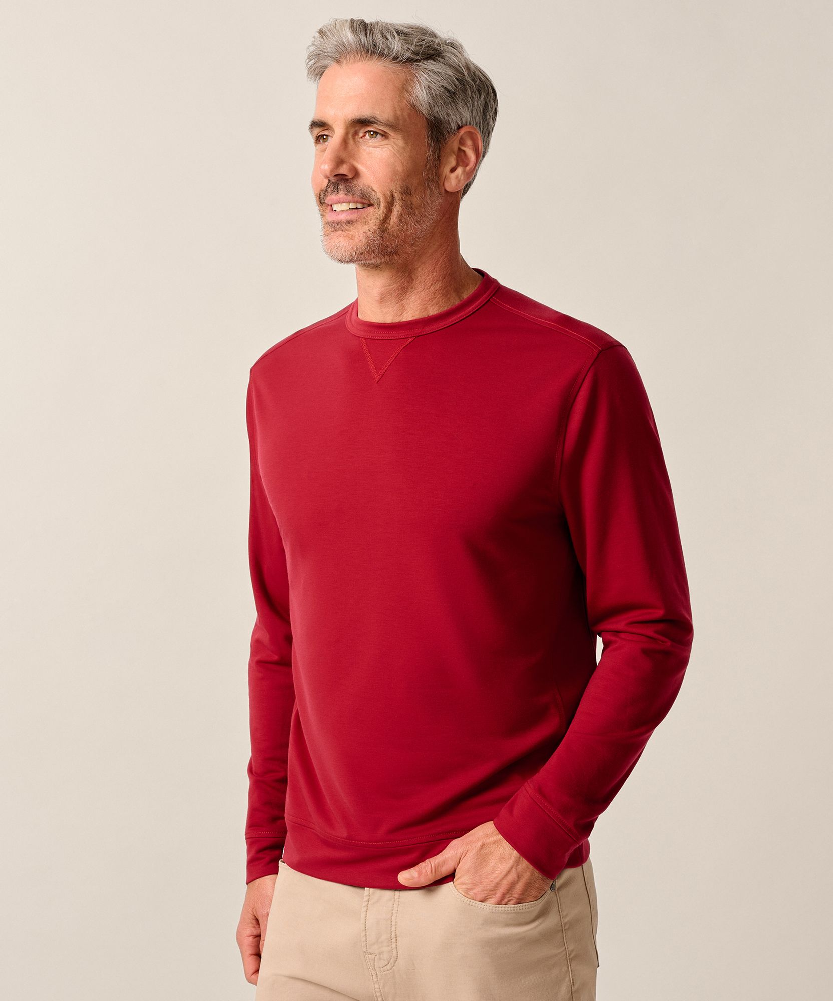 Johnnie-O Men's Willard Crewneck Golf Sweatshirt product image