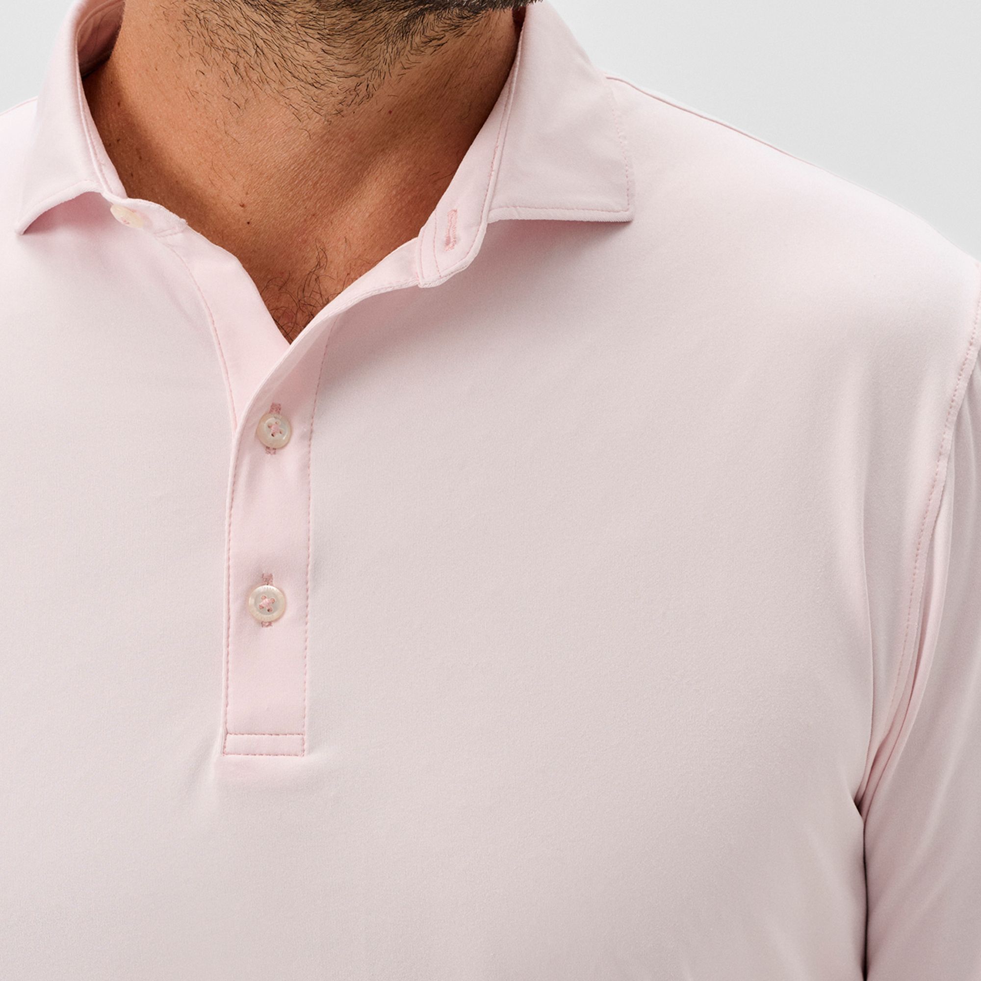 Johnnie-O Men's Swing Featherweight Performance Jersey Long Sleeve Golf Polo product image