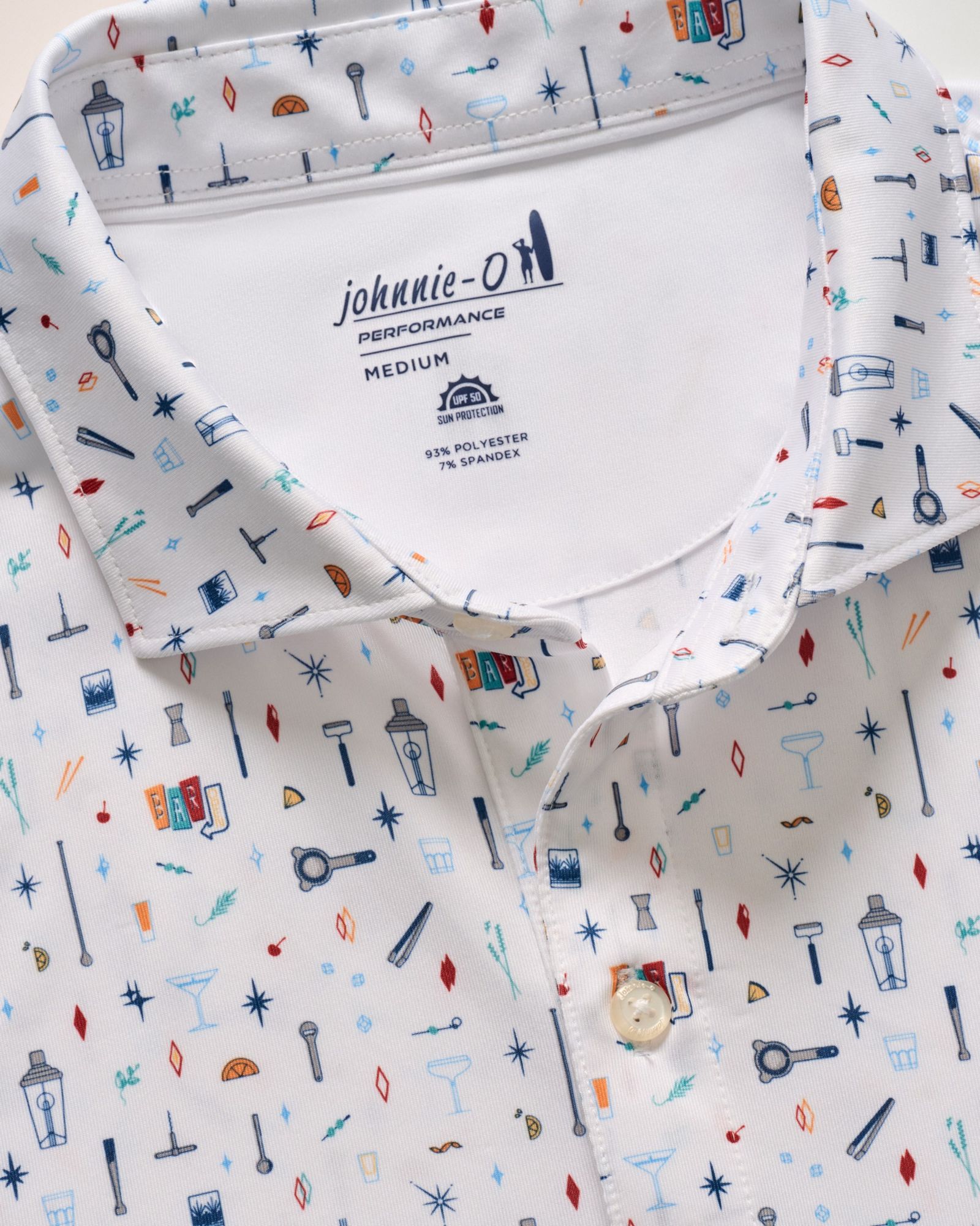 Johnnie-O Men's Bar Cart Performance Jersey Golf Polo product image