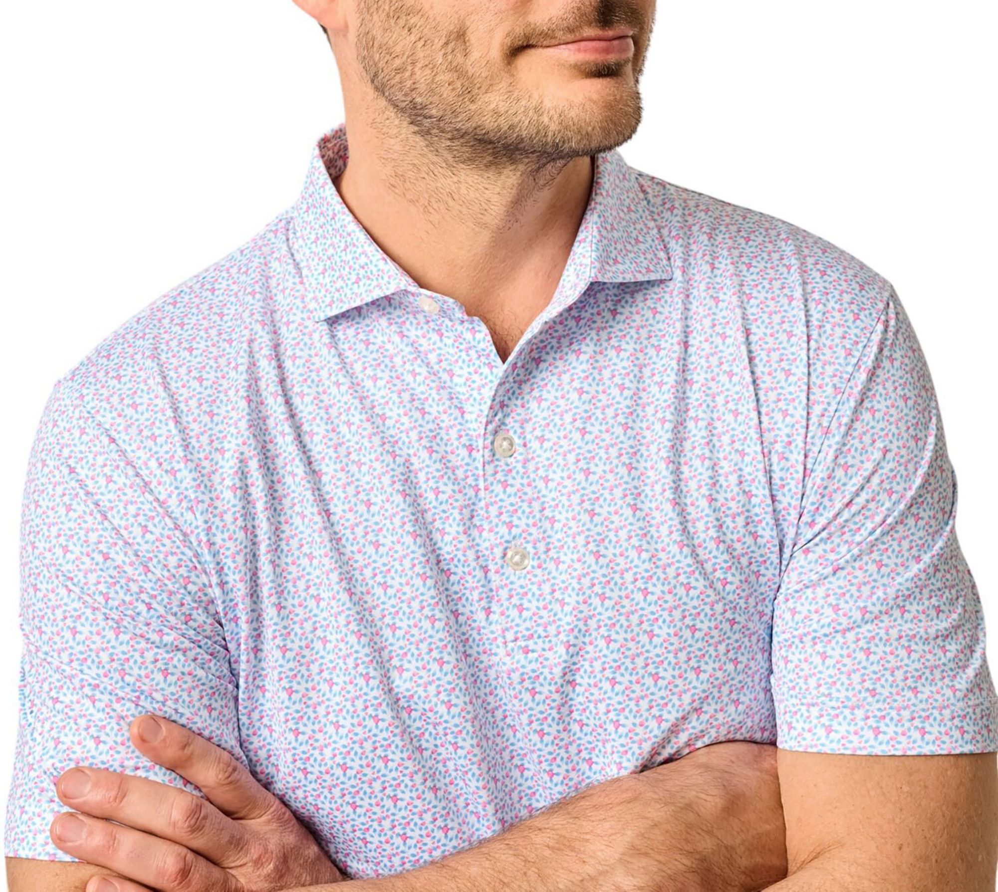 Johnnie-O Men's Springwood Performance Jersey Golf Polo product image