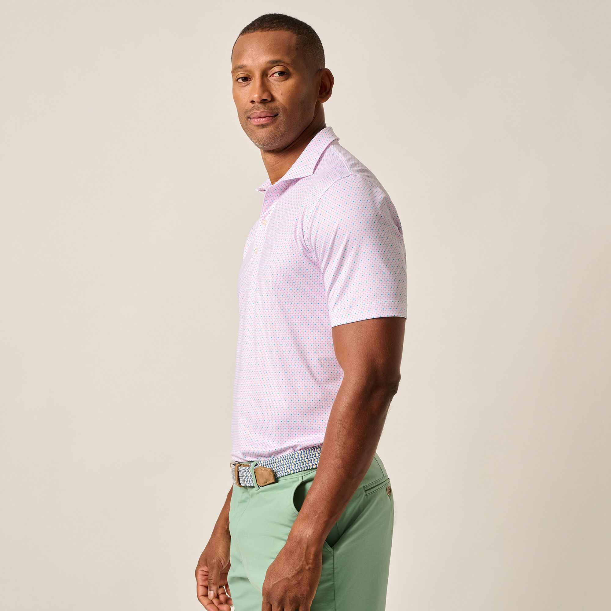 Johnnie-O Men's Maxim Performance Jersey Golf Polo product image