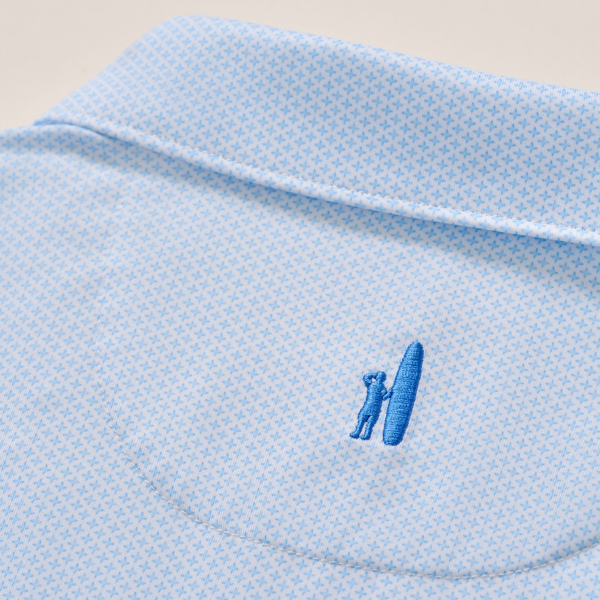 Johnnie-O Men's Teo Print Performance Jersey Golf Polo product image