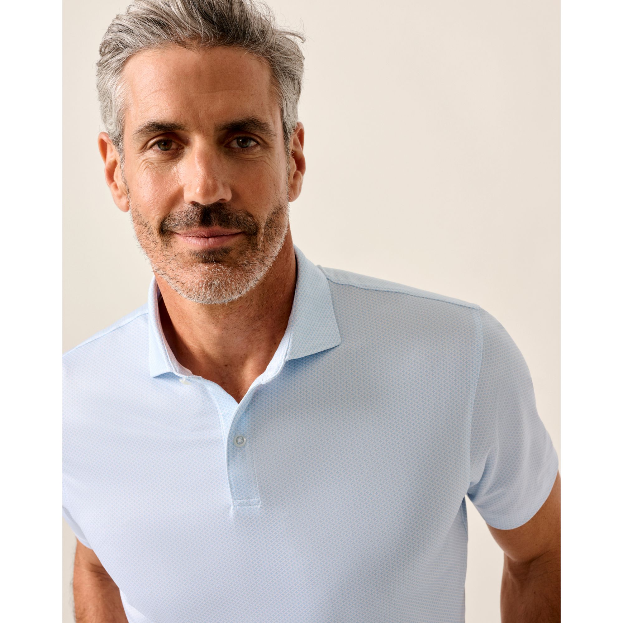 Johnnie-O Men's Teo Print Performance Jersey Golf Polo product image