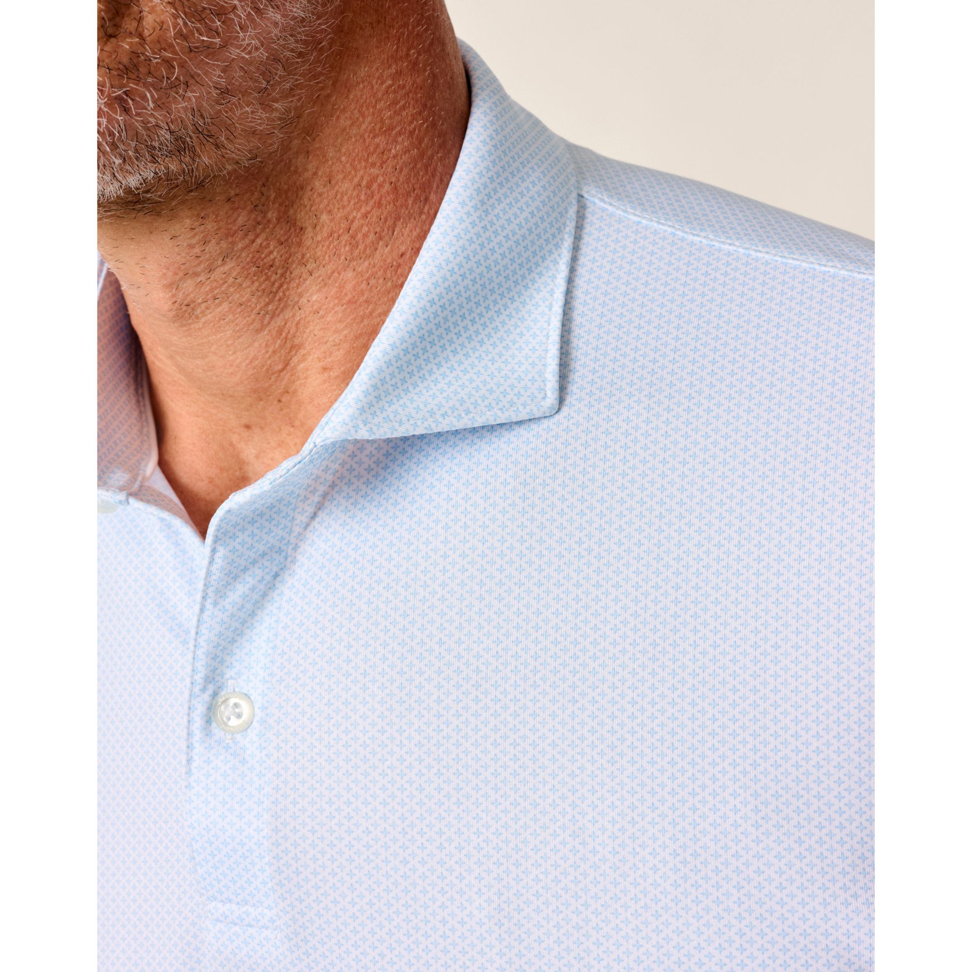 Johnnie-O Men's Teo Print Performance Jersey Golf Polo product image