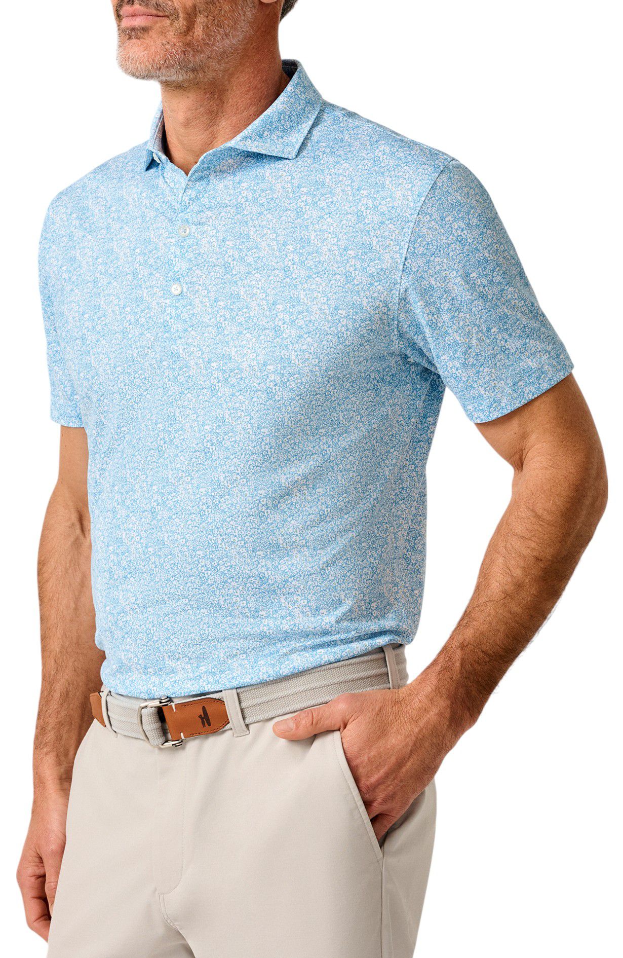 Johnnie-O Men's Wildflower Performance Jersey Golf Polo product image