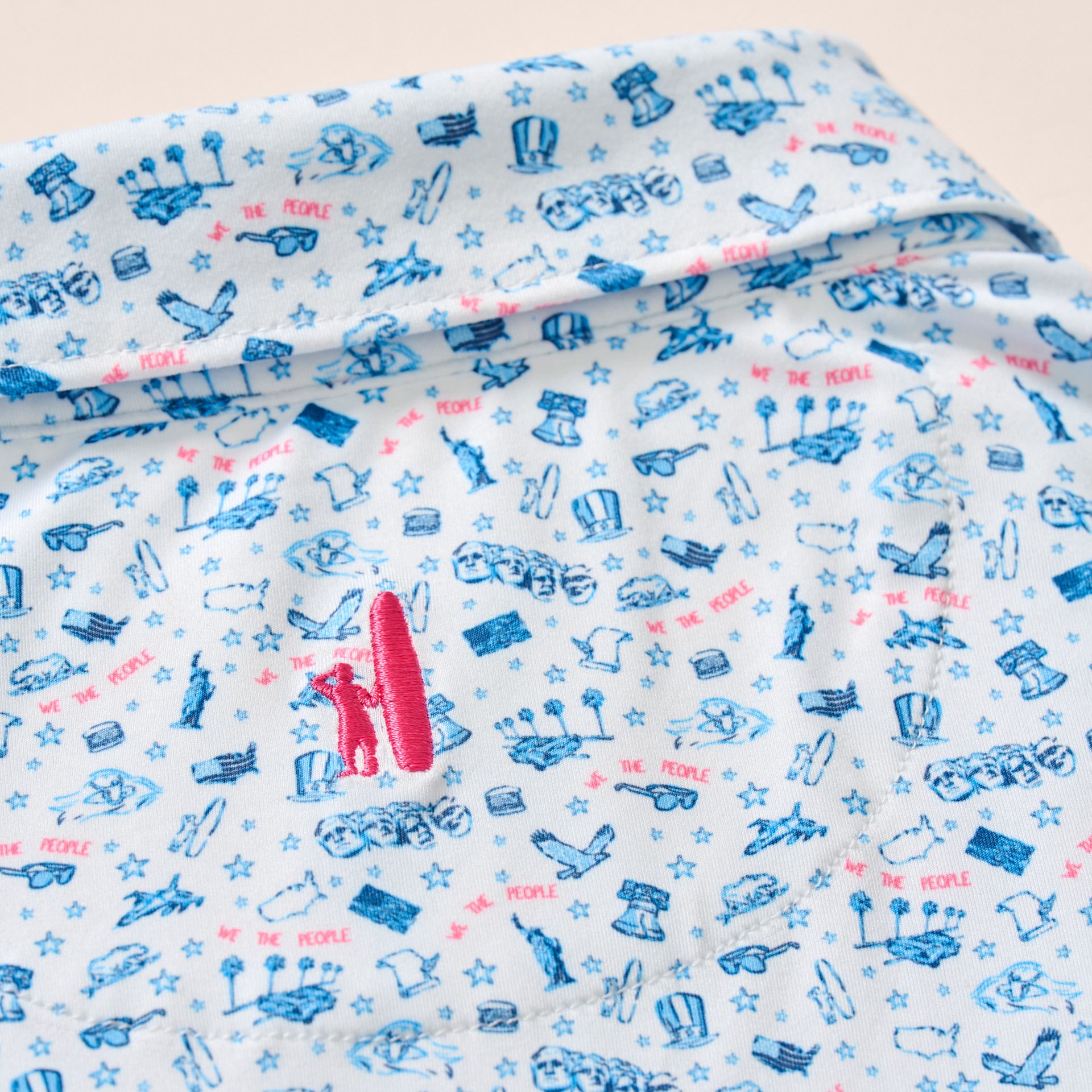 Johnnie-O Men's Merica Short Sleeve Performance Golf Polo product image