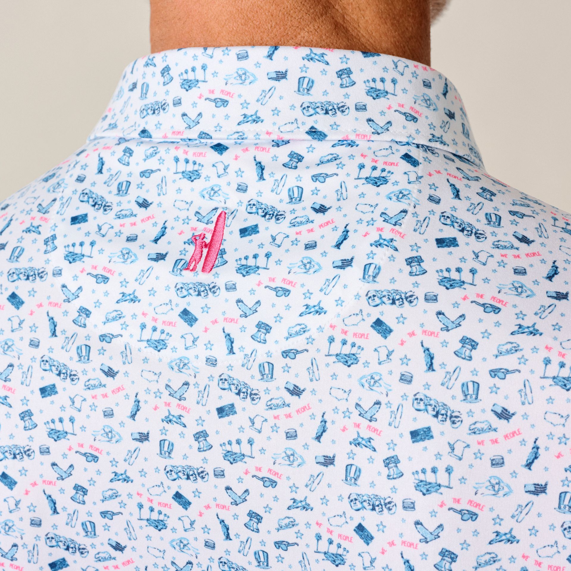 Johnnie-O Men's Merica Short Sleeve Performance Golf Polo product image