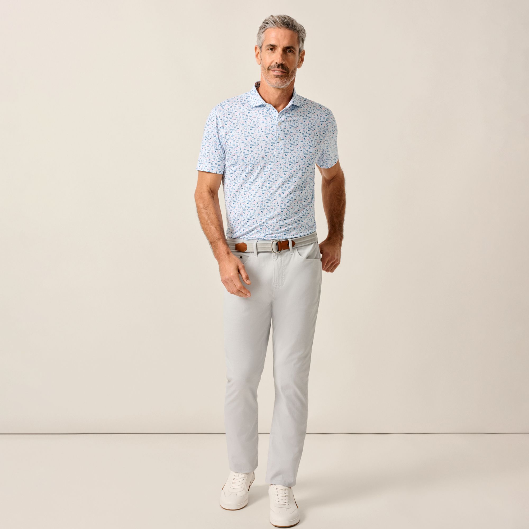 Johnnie-O Men's Merica Short Sleeve Performance Golf Polo product image