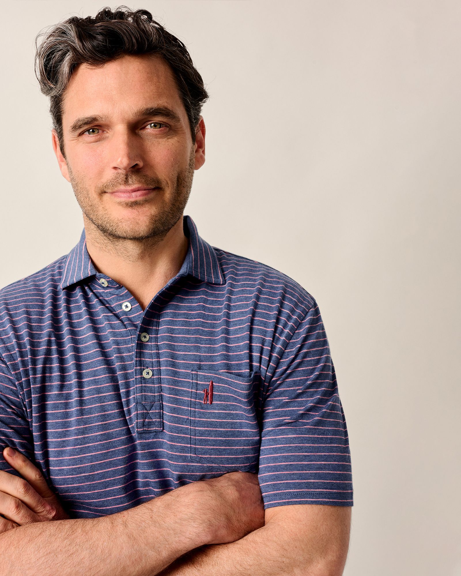 Johnnie-O Men's Ryan Striped Original Golf Polo product image