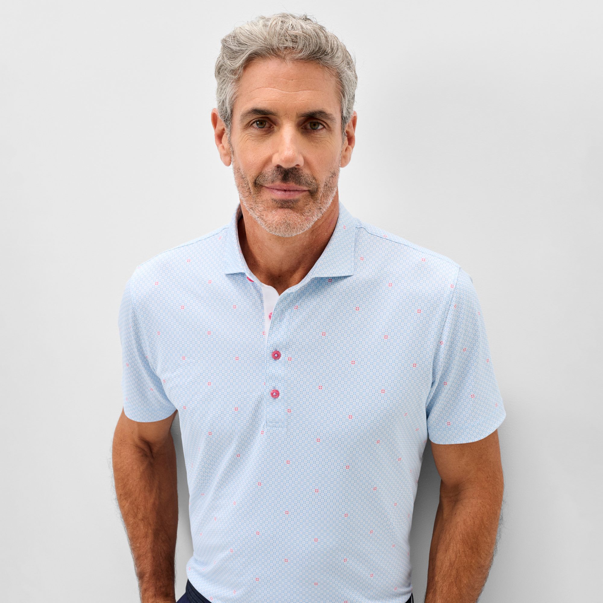 Johnnie-O Men's Parson Mesh Performance Jersey Golf Polo product image