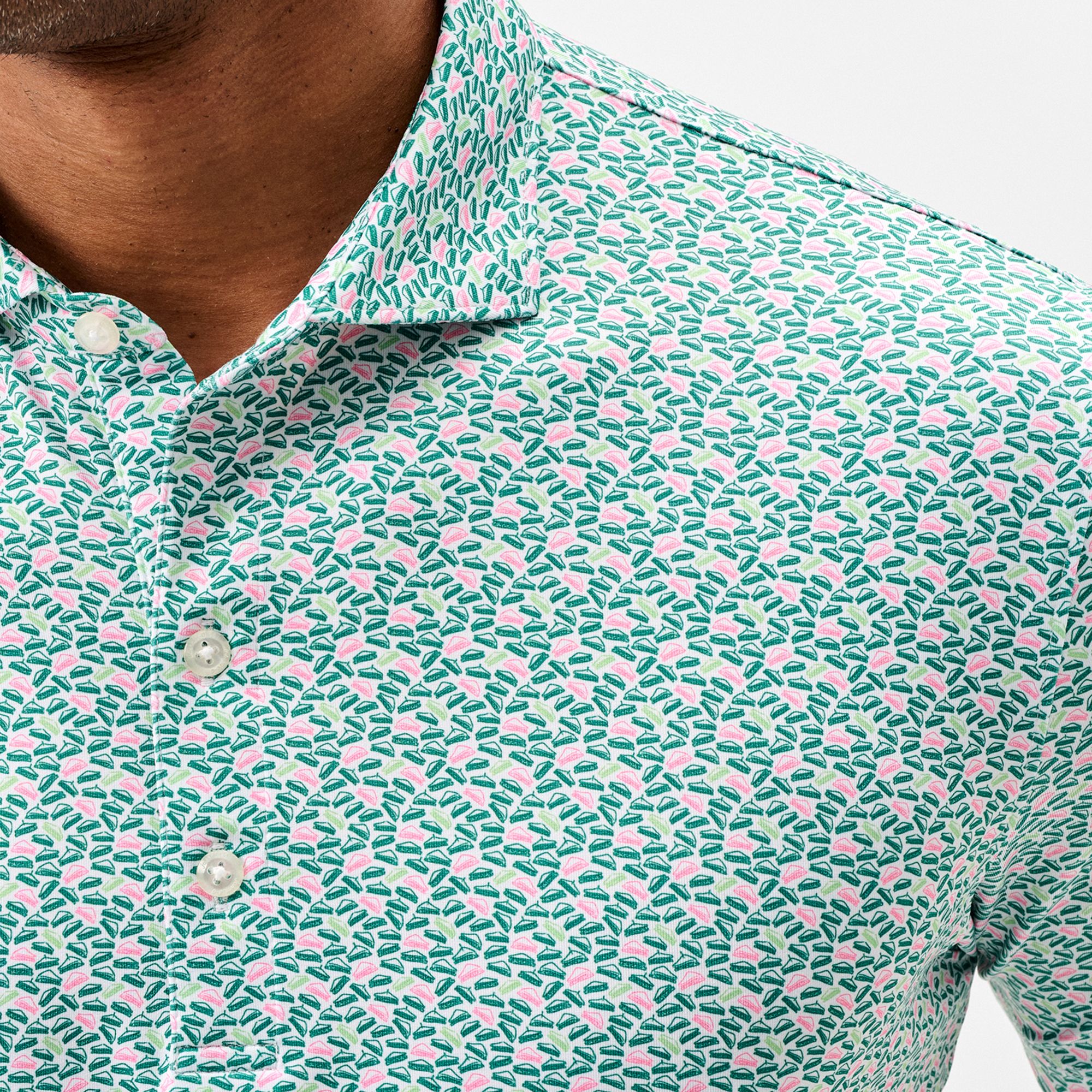 Johnnie-O Men's Pimento Performance Jersey Golf Polo product image