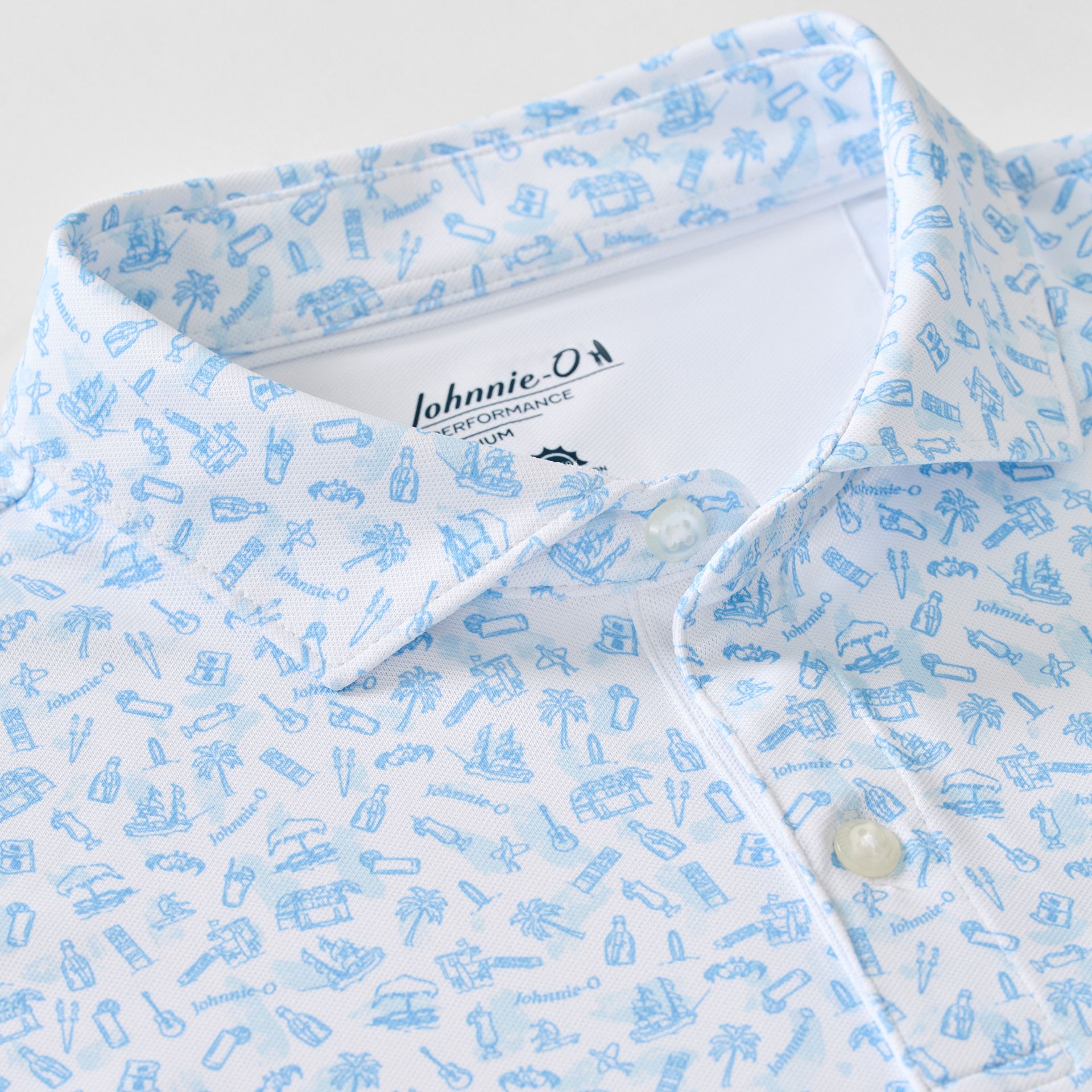 Johnnie-O Men's Cabo Breaks Performance Mesh Golf Polo product image