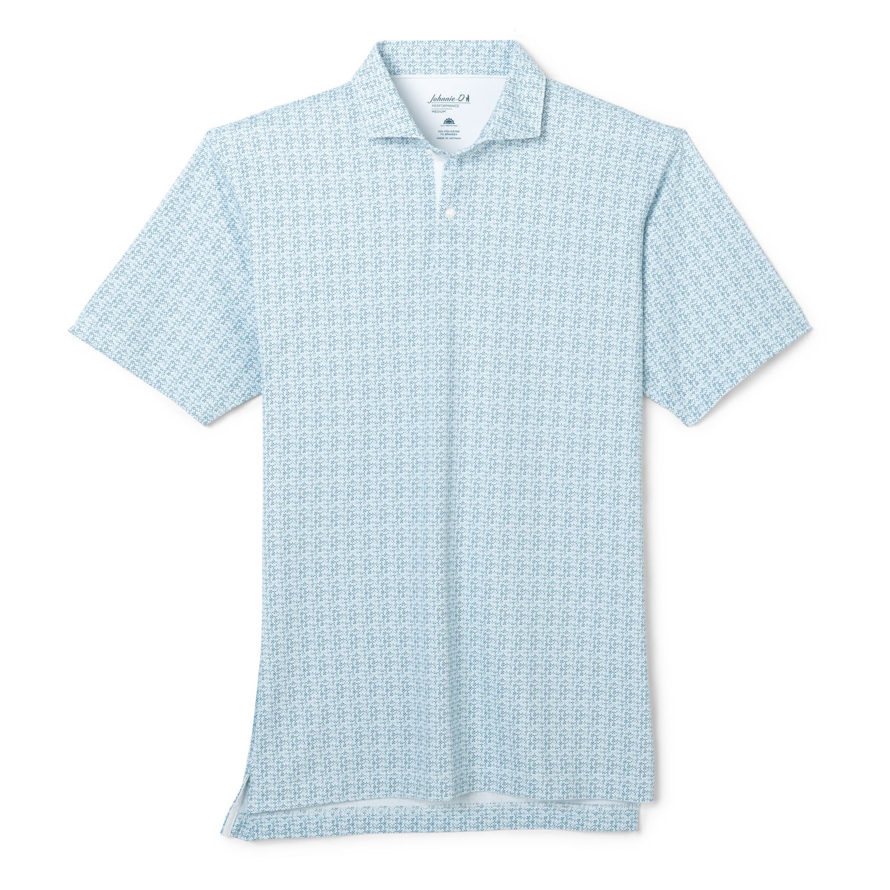 Johnnie-O Men's Vintage Floral Mesh Performance Golf Polo product image