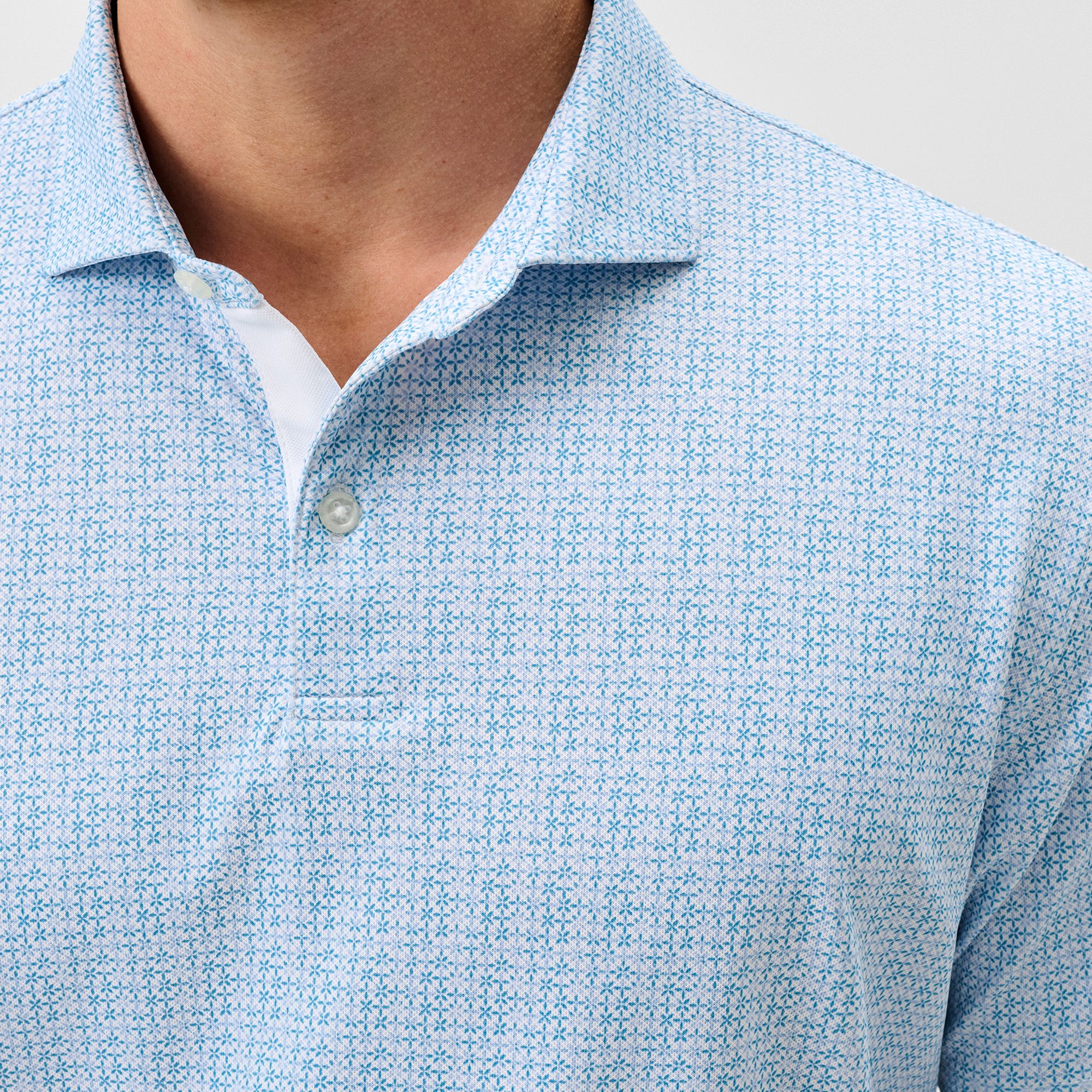 Johnnie-O Men's Vintage Floral Mesh Performance Golf Polo product image