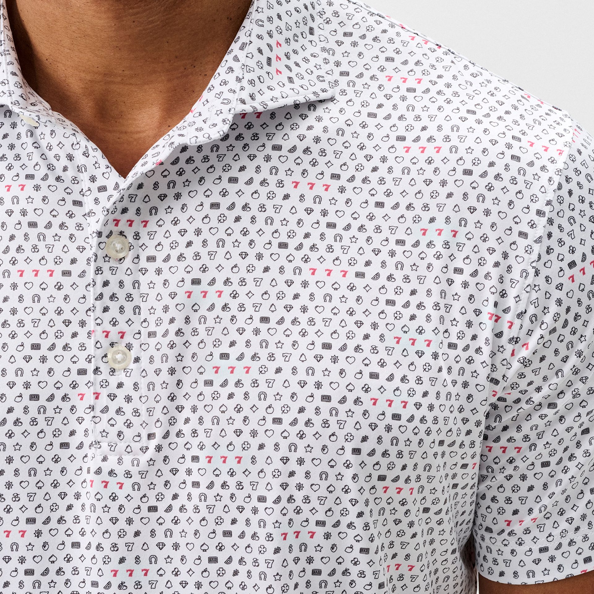 Johnnie-O Men's Lucky 7's Performance Featherweight Golf Polo product image