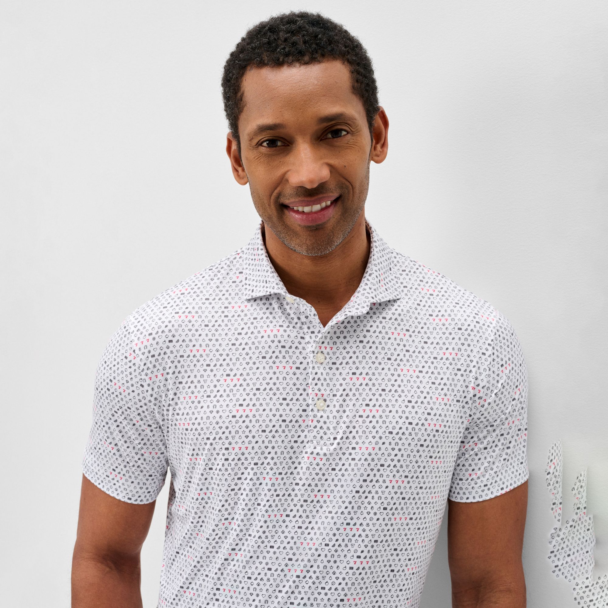 Johnnie-O Men's Lucky 7's Performance Featherweight Golf Polo product image