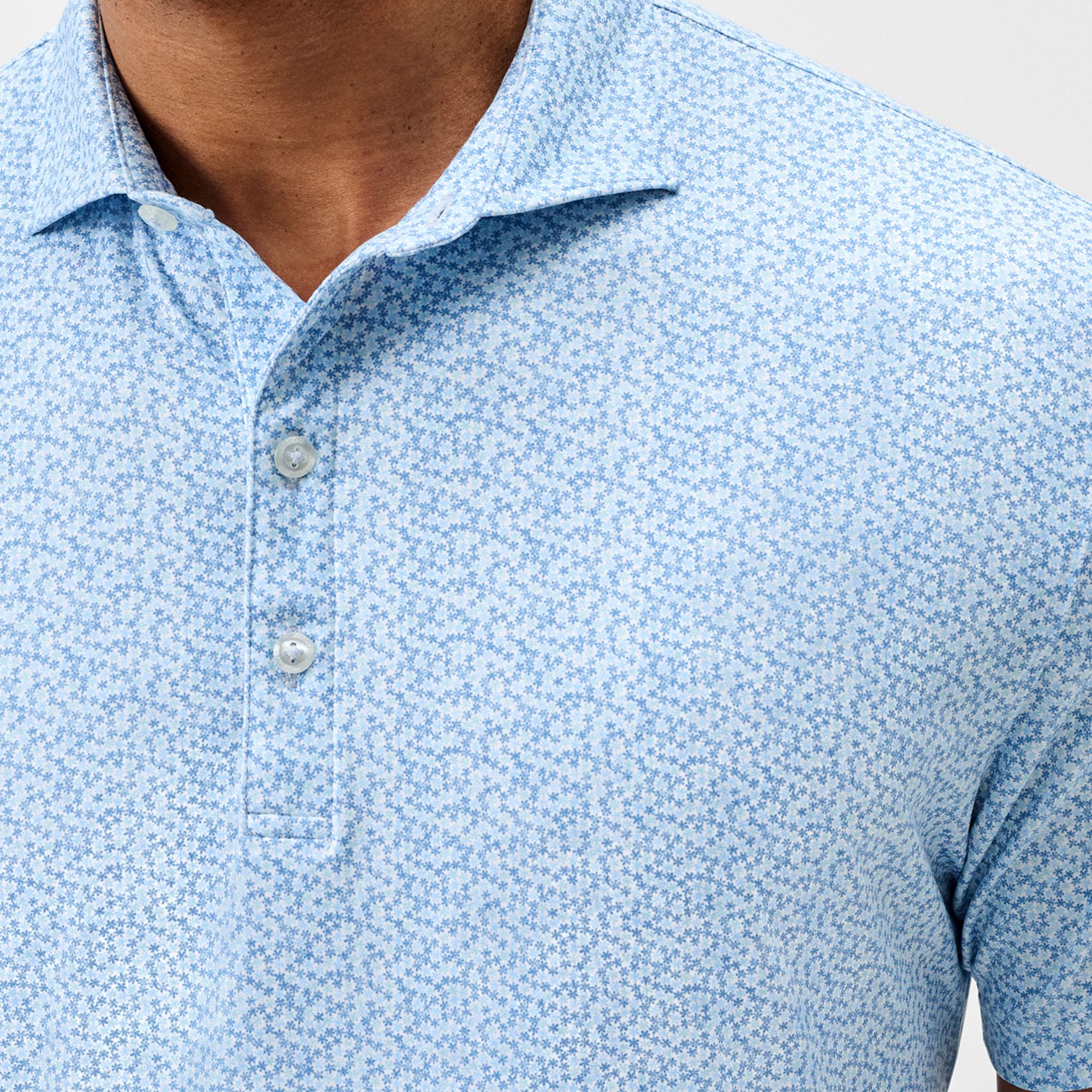 Johnnie-O Men's Petals Featherweight Performance Jersey Golf Polo product image