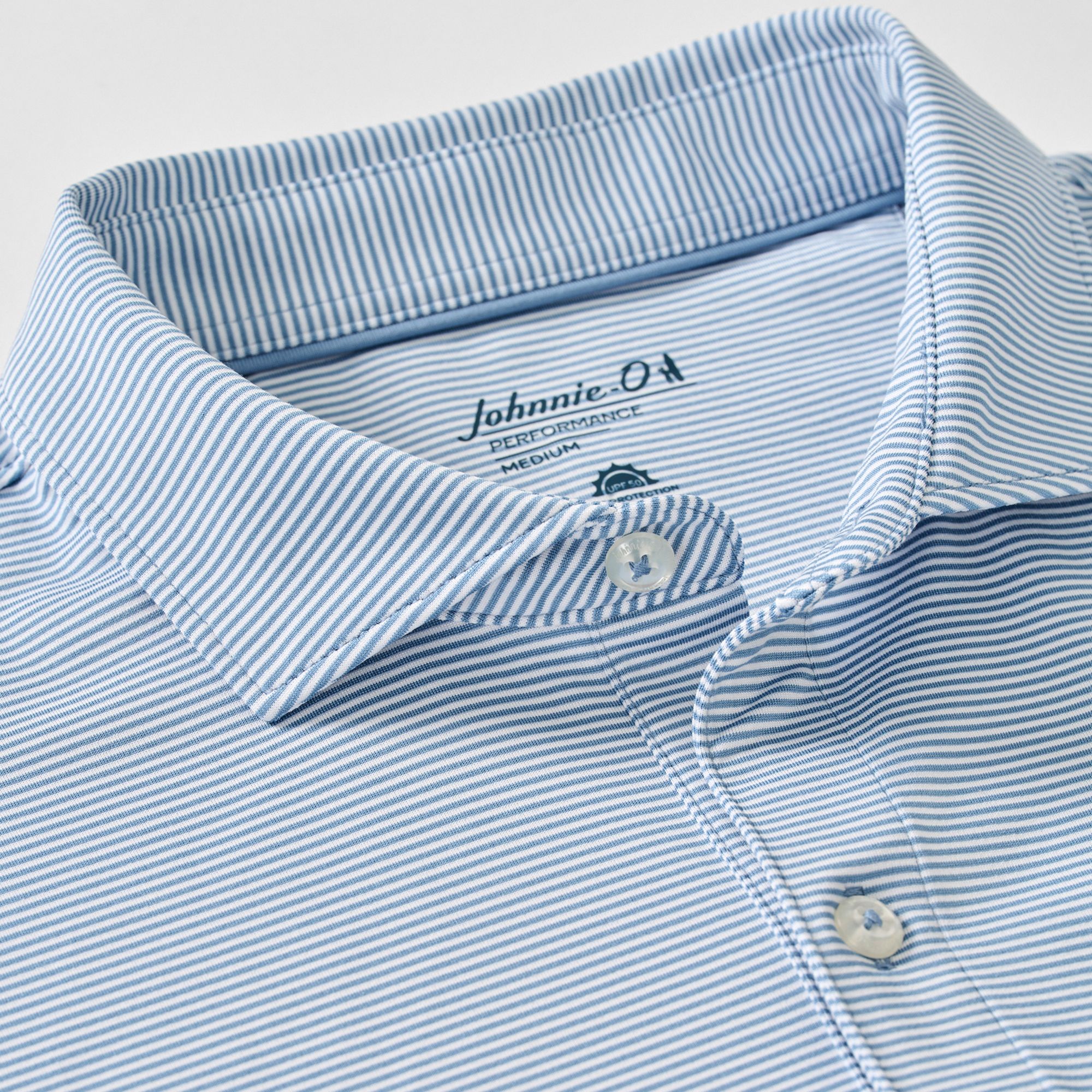 Johnnie-O Men's Lyndonn Stripe Performance Jersey Golf Polo product image