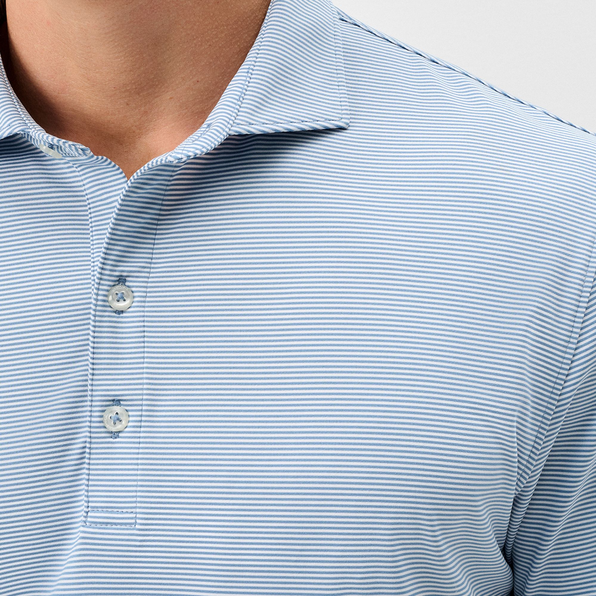 Johnnie-O Men's Lyndonn Stripe Performance Jersey Golf Polo product image