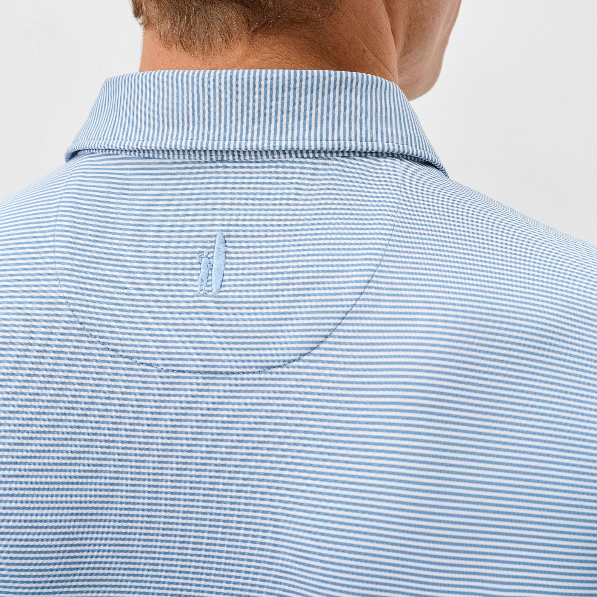 Johnnie-O Men's Lyndonn Stripe Performance Jersey Golf Polo product image