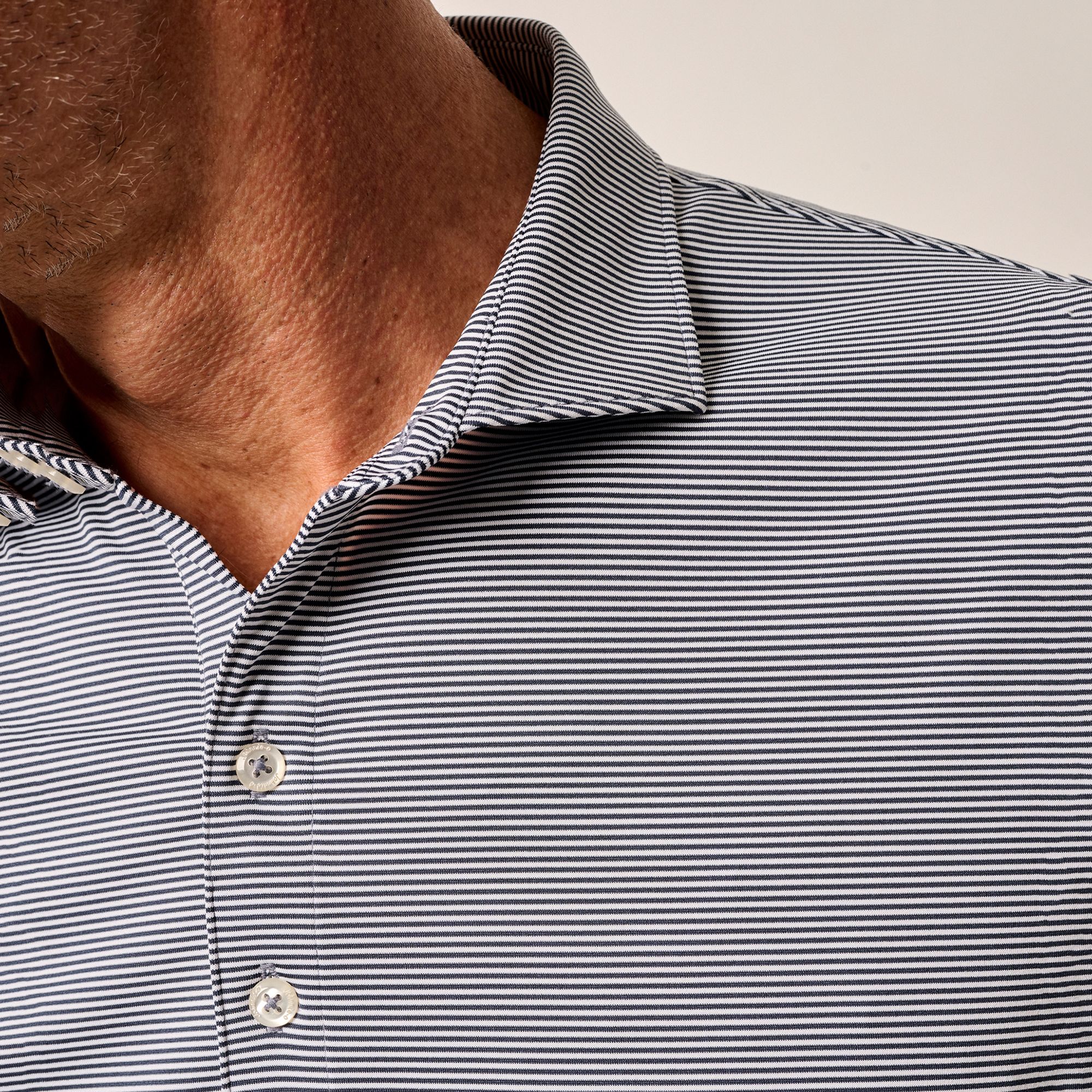 Johnnie-O Men's Lyndonn Stripe Performance Jersey Golf Polo product image